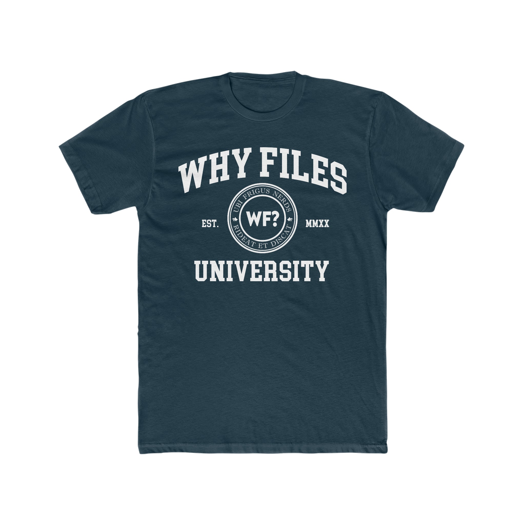 Buy solid-midnight-navy WF University Unisex T-Shirt