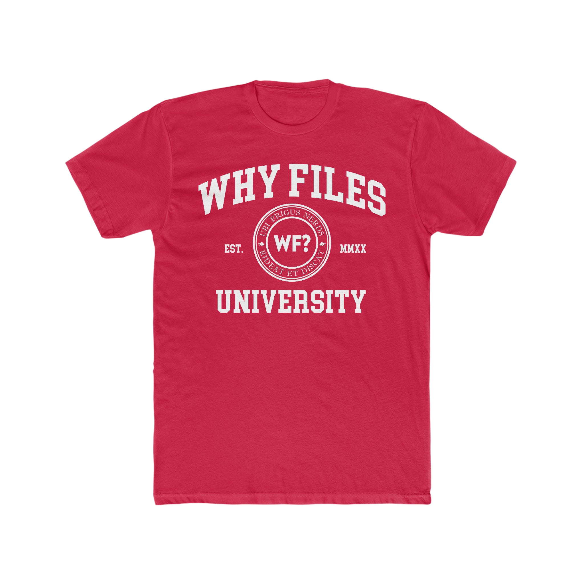 Buy solid-red WF University Unisex T-Shirt