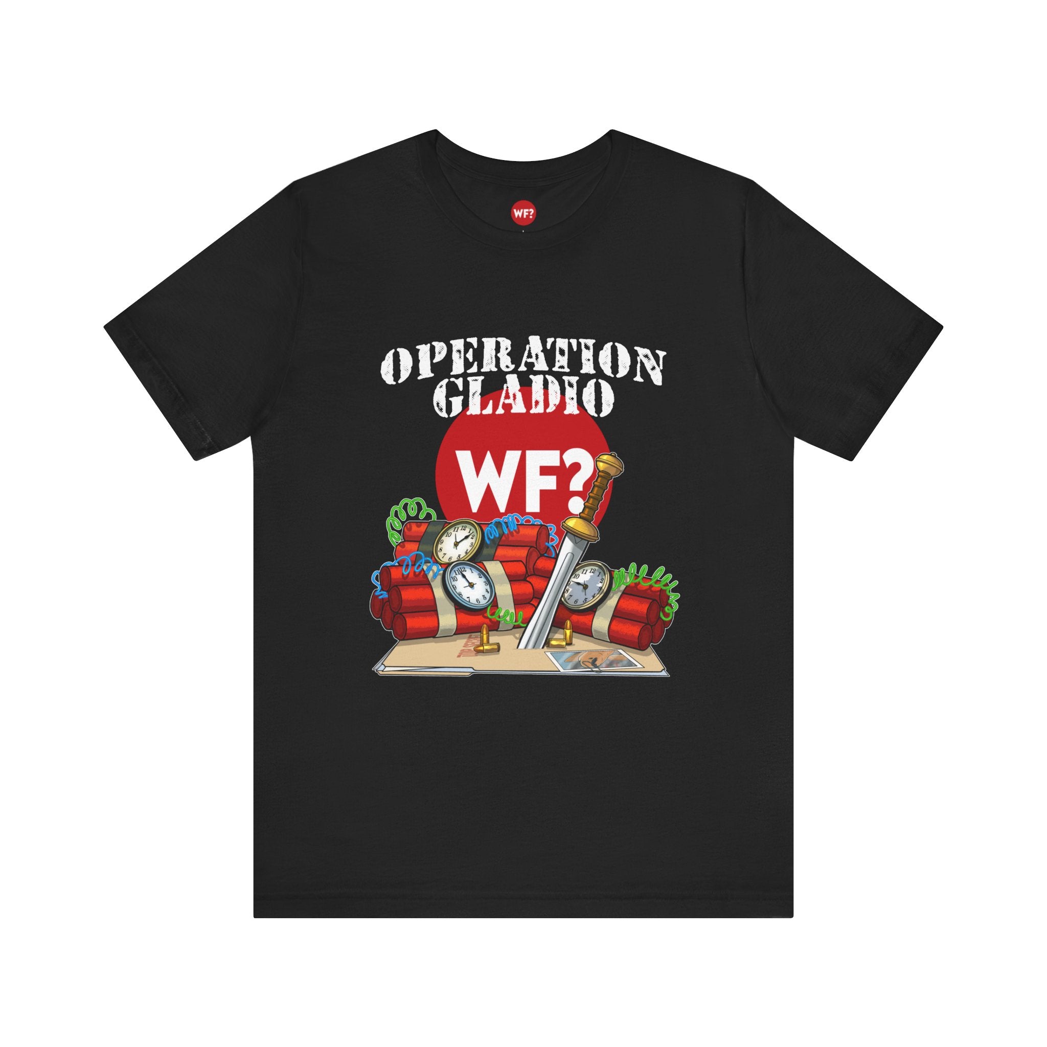 Buy black Operation GLADIO Patreon Short Sleeve Tee