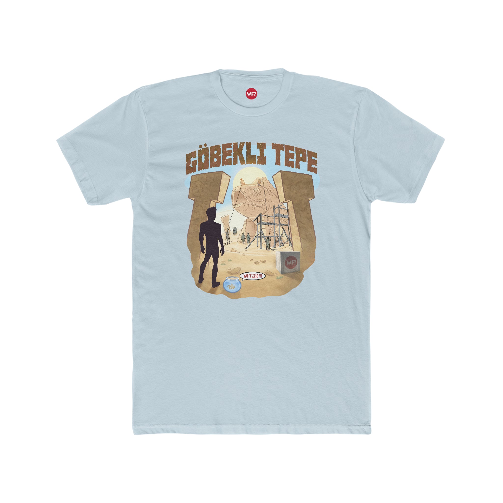 Buy solid-light-blue Gobekli Tepe Limited T-Shirt