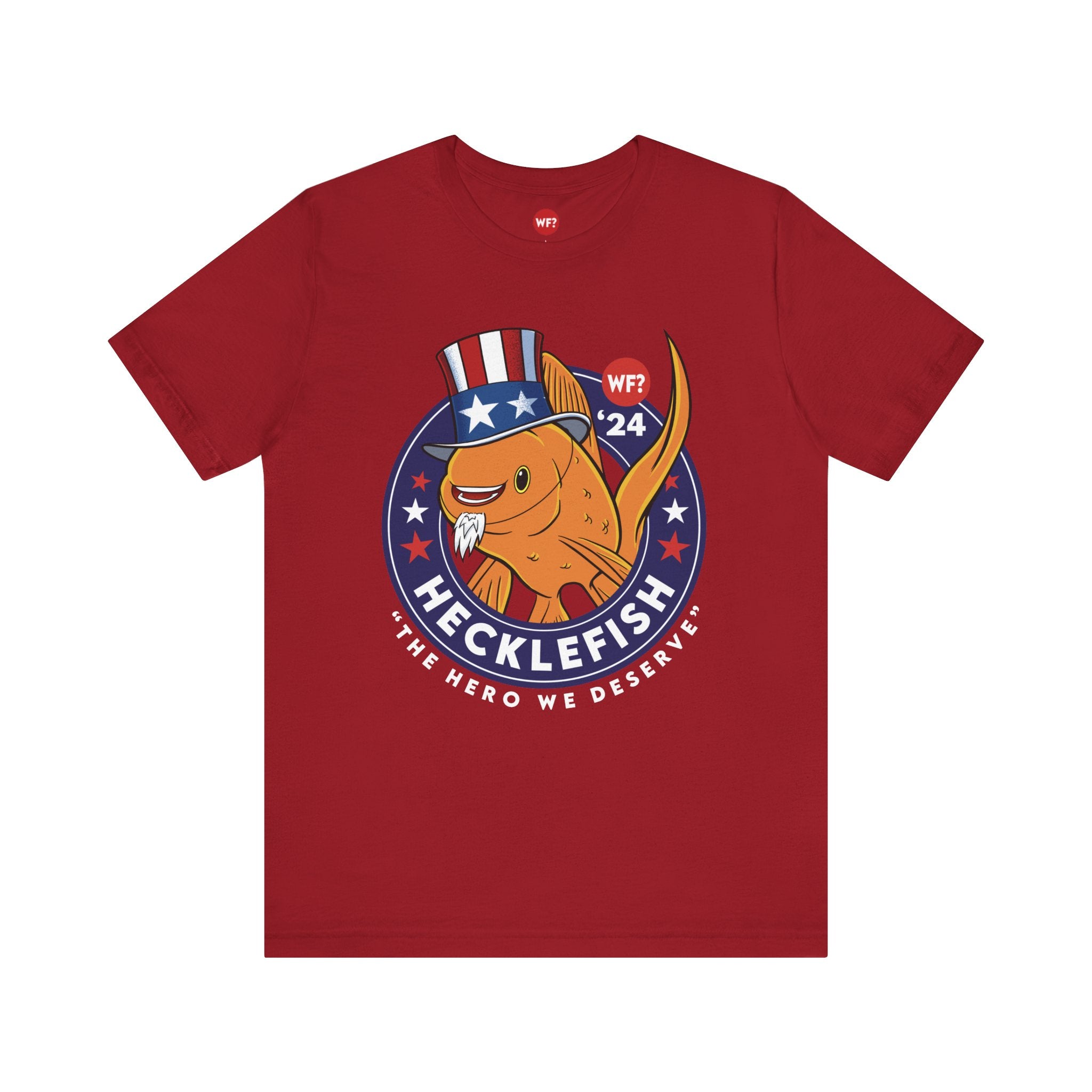 Buy canvas-red &#39;24 hecklefish for President Short Sleeve Tee