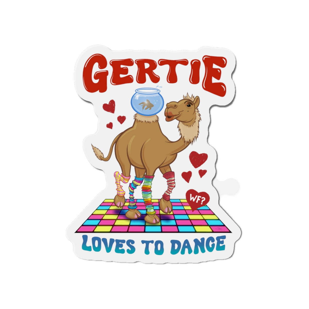 Gertie Loves to Dance Die-Cut Magnet-6