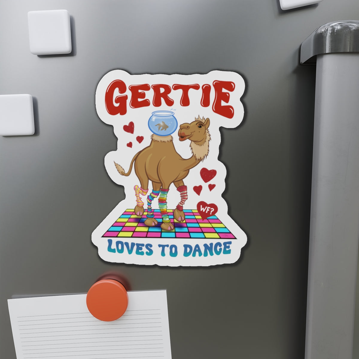 Gertie Loves to Dance Die-Cut Magnet