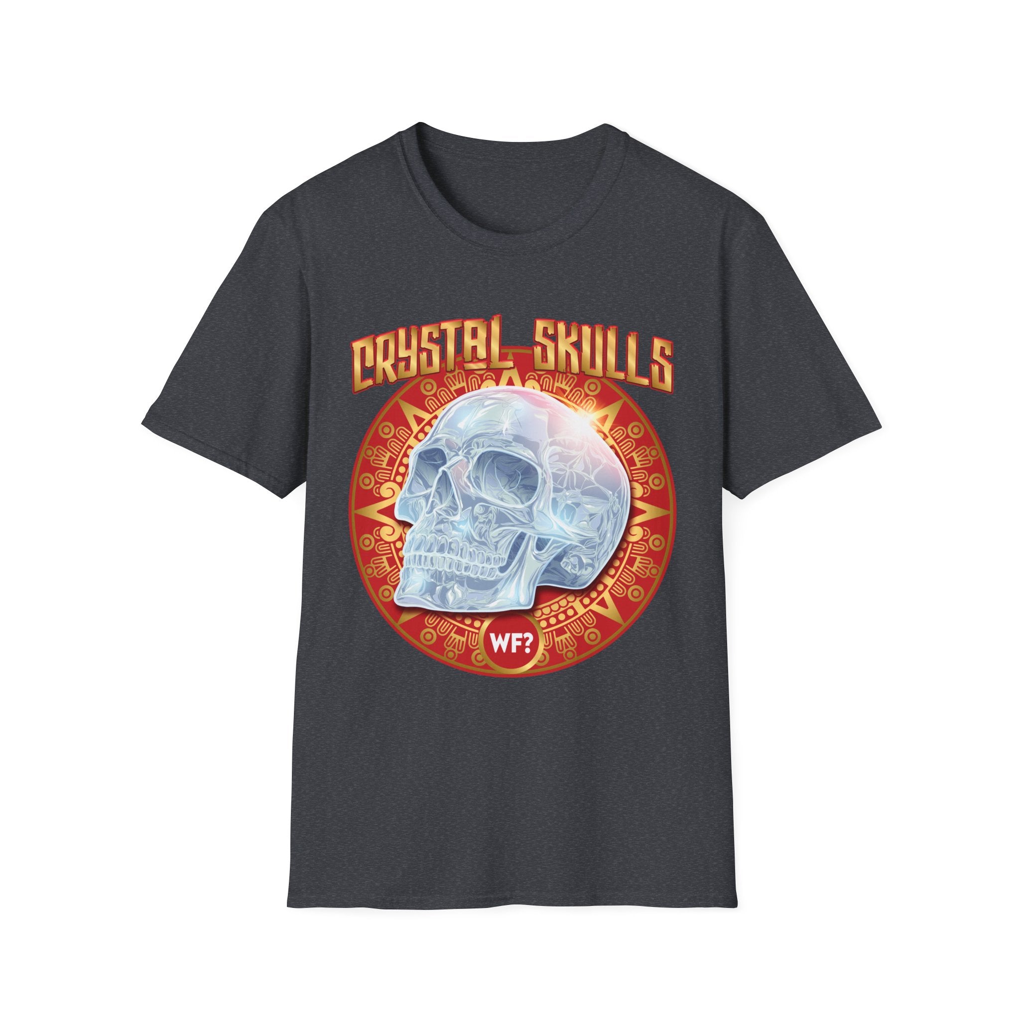 Buy dark-heather-grey 2/13 Crystal Skulls Limited Unisex Tee