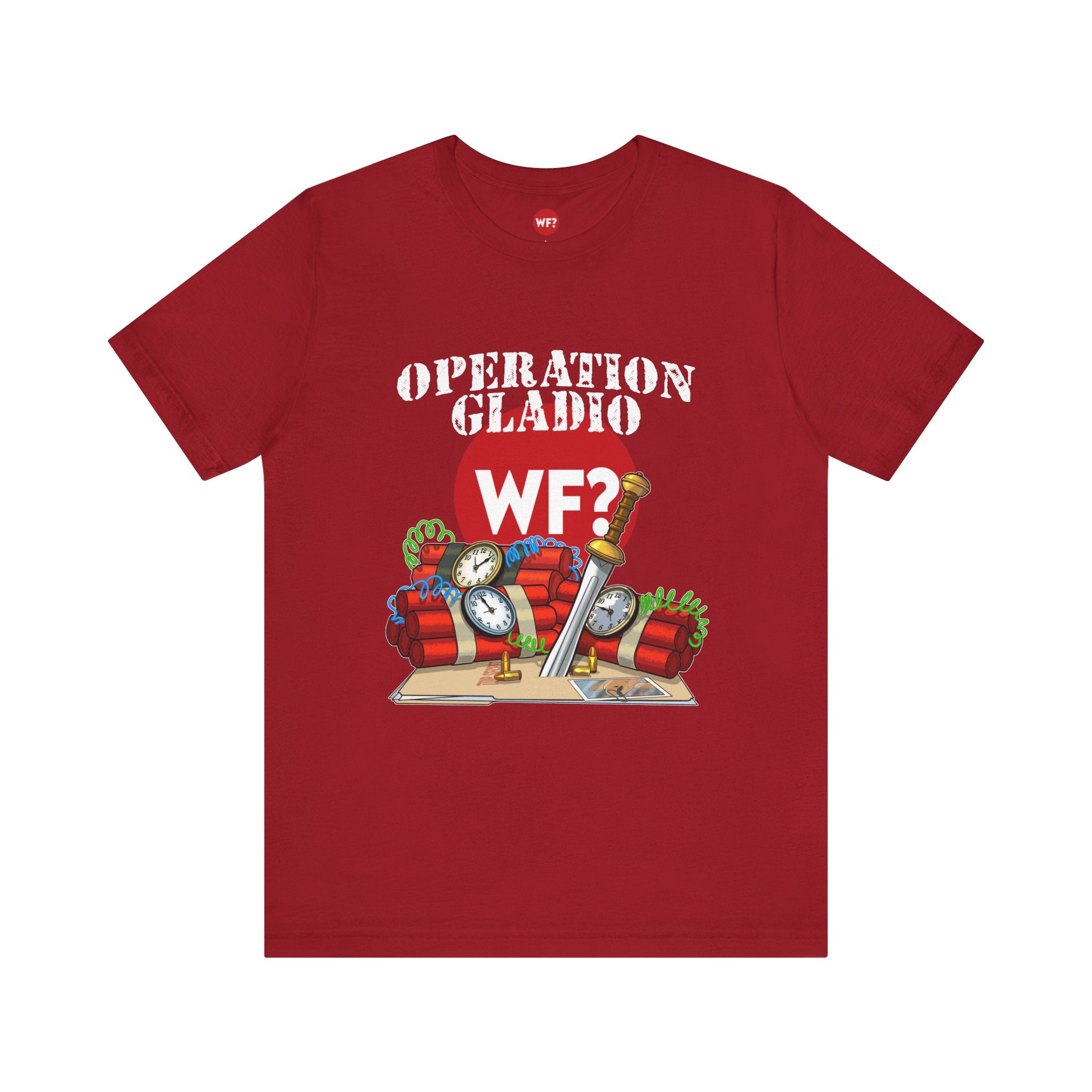 Buy canvas-red Operation GLADIO Patreon Short Sleeve Tee