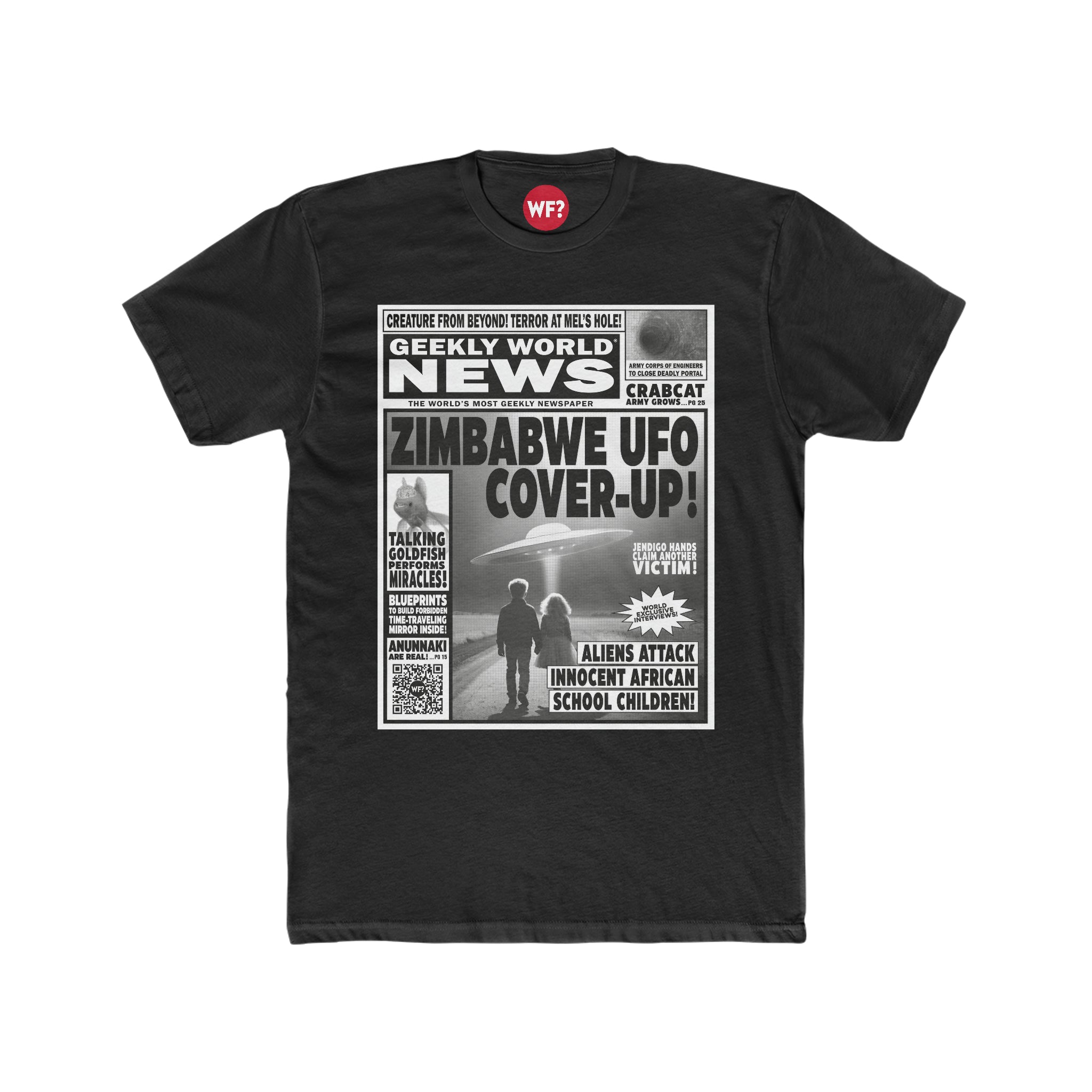 Buy solid-black Zimbabwe Incident Limited T-Shirt