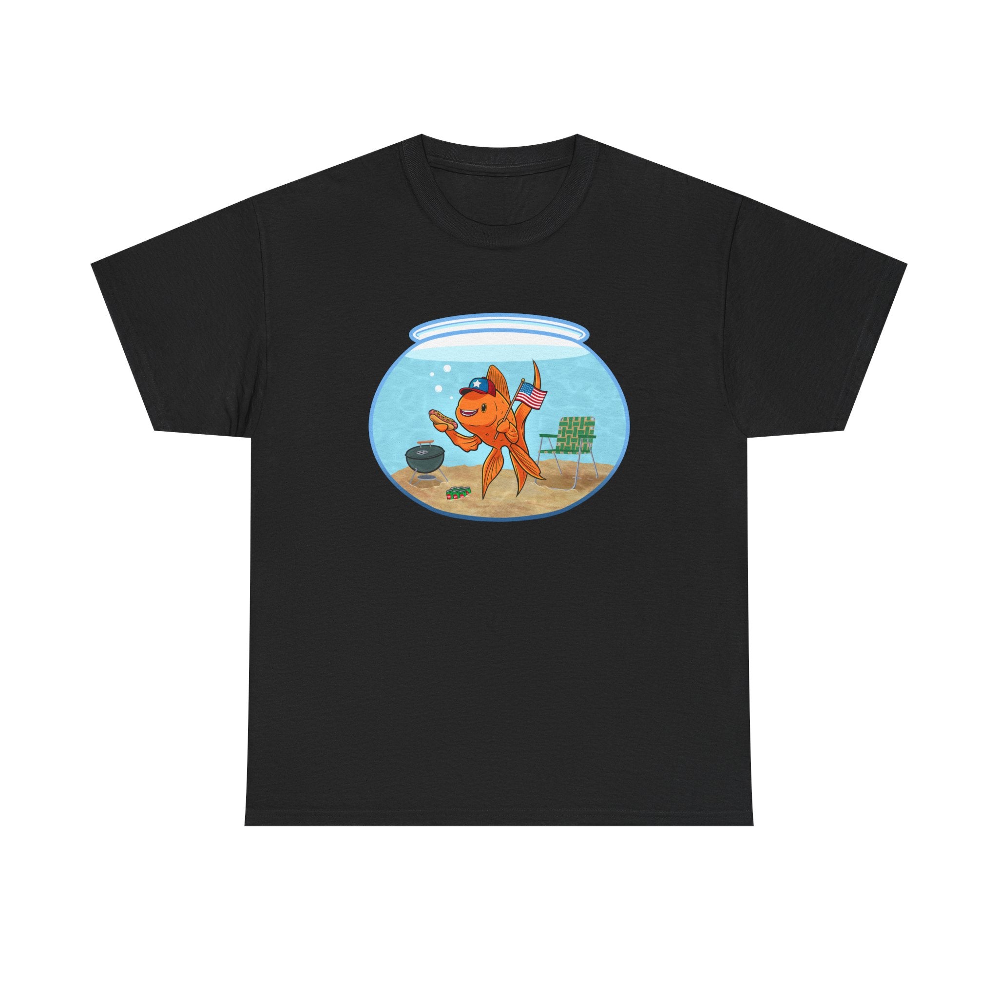 Hecklefish Summertime BBQ - Unisex Heavy Cotton T-Shirt