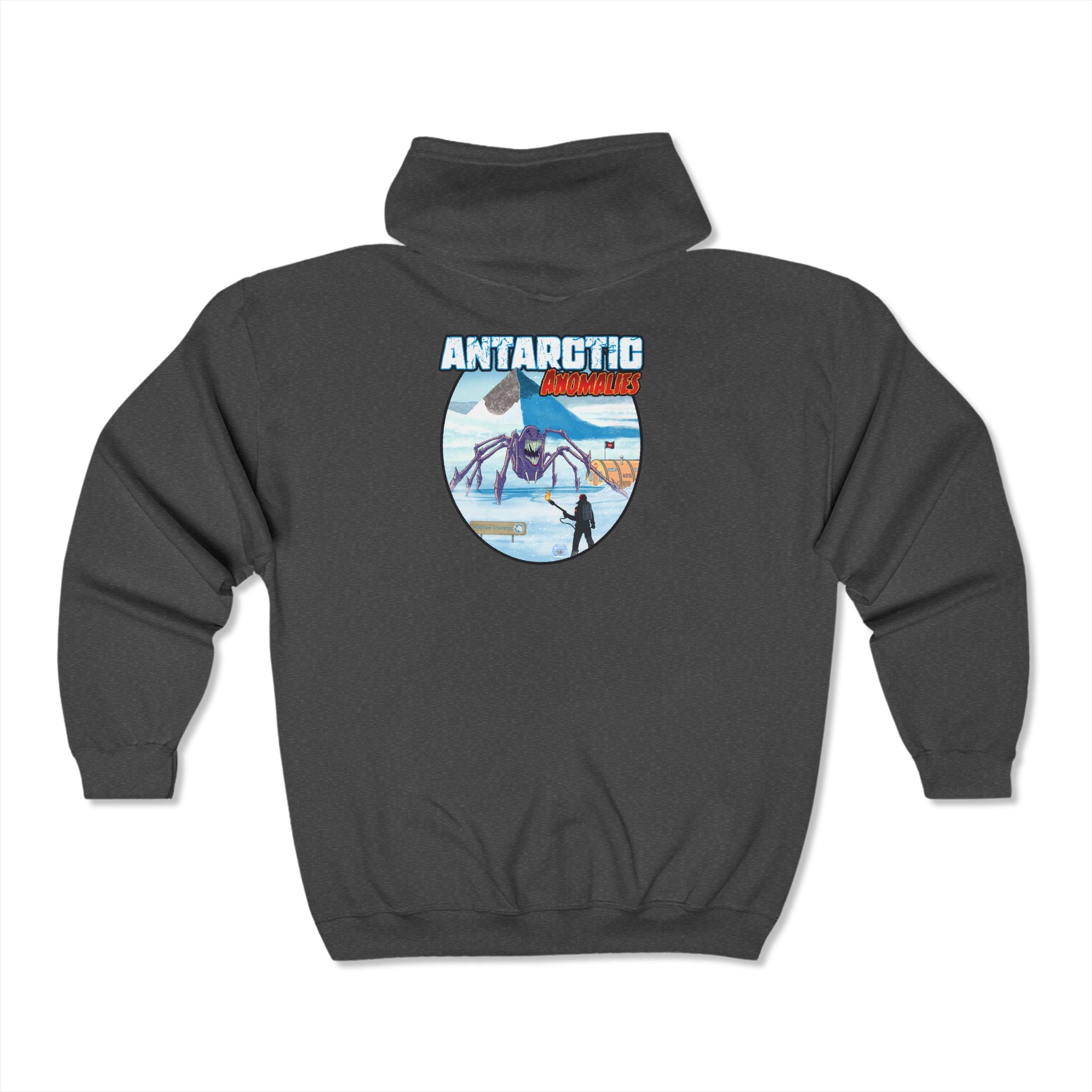 Antartica Annomalies Full Zip Hooded Sweatshirt - Back from the Vault