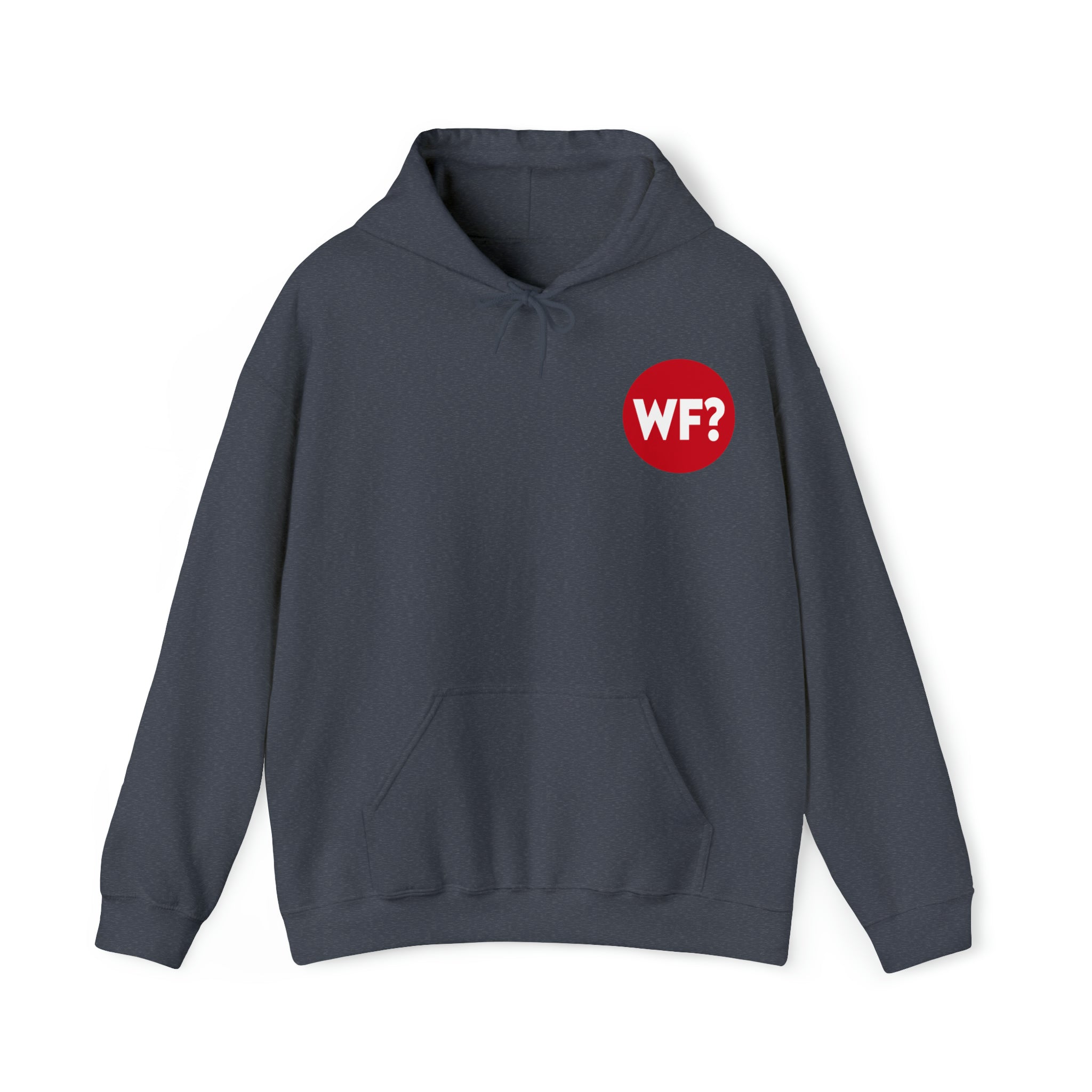 Buy heather-navy TWF Small Logo Unisex Heavy Blend™ Hooded Sweatshirt