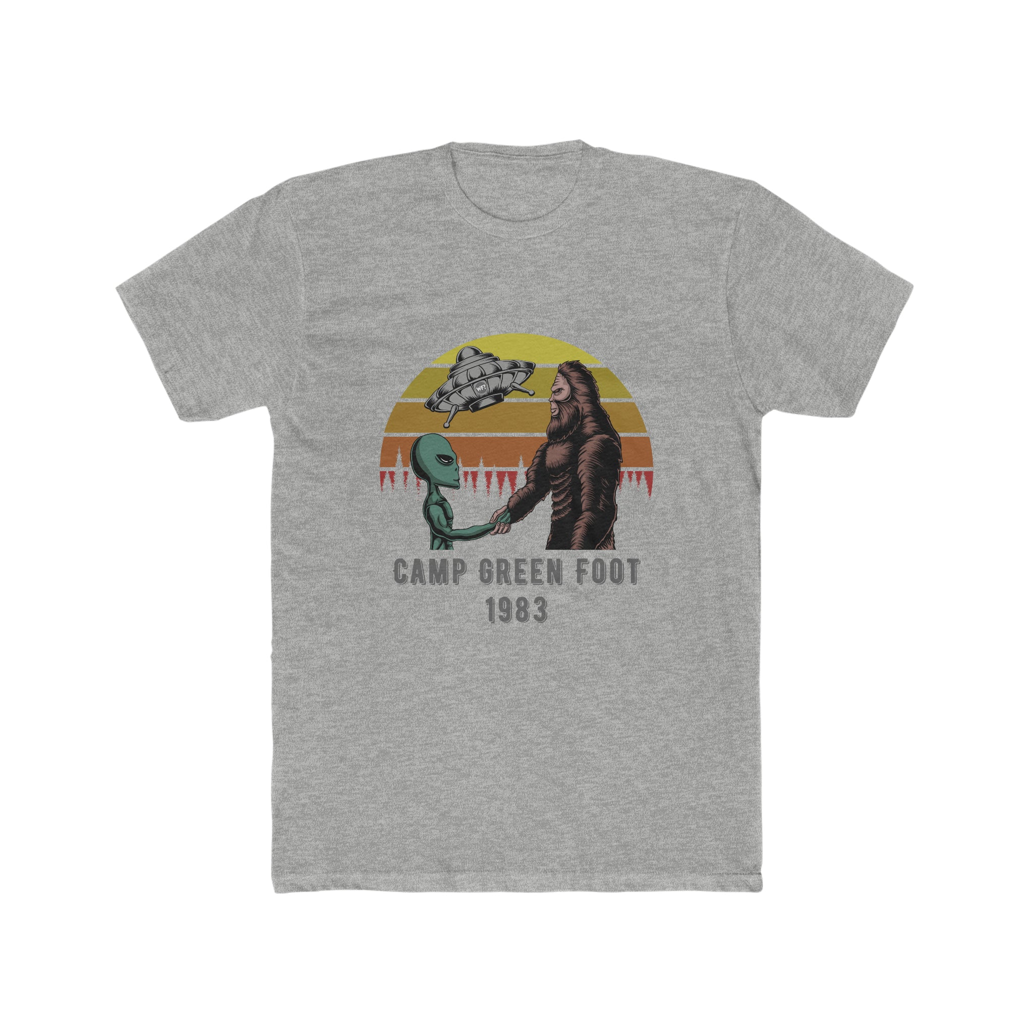 Buy heather-grey Camp Green Foot 1983 Unisex T-Shirt