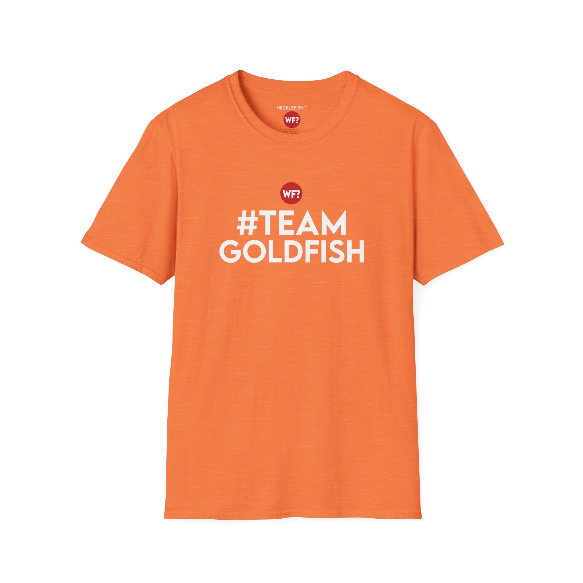 Buy heather-orange #TeamGoldfish Unisex Softstyle T-Shirt