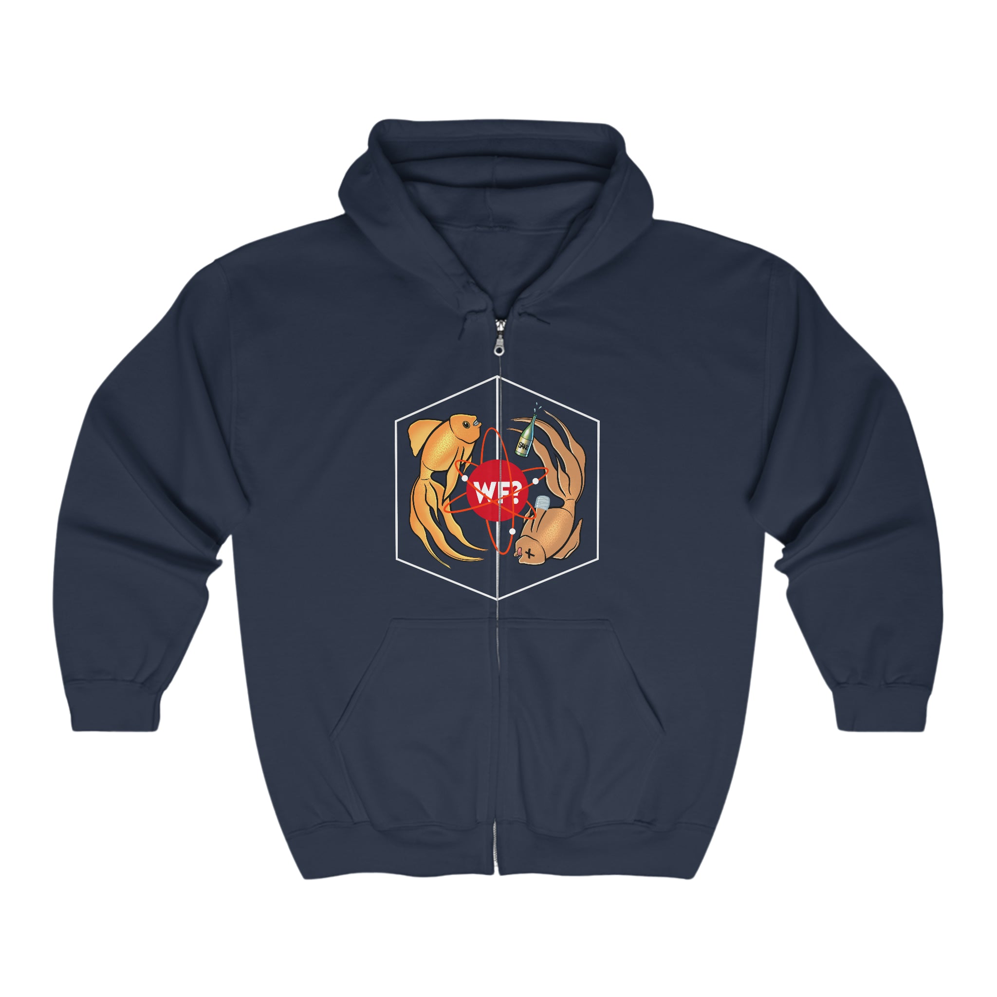Buy navy 9/14 Many Worlds Limited Full Zip Hoodie
