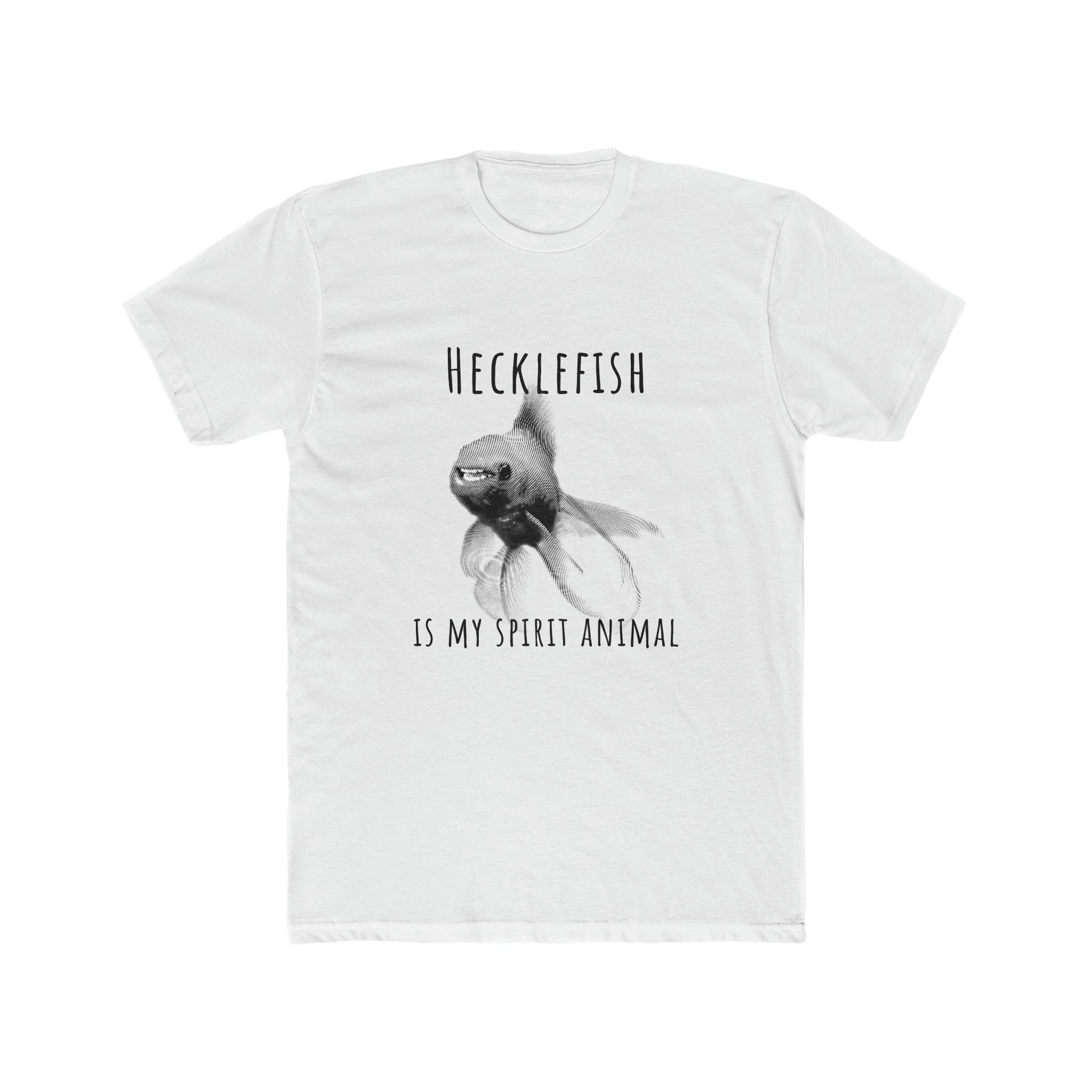 Buy solid-white Hecklefish Spirit Animal Unisex T-Shirt