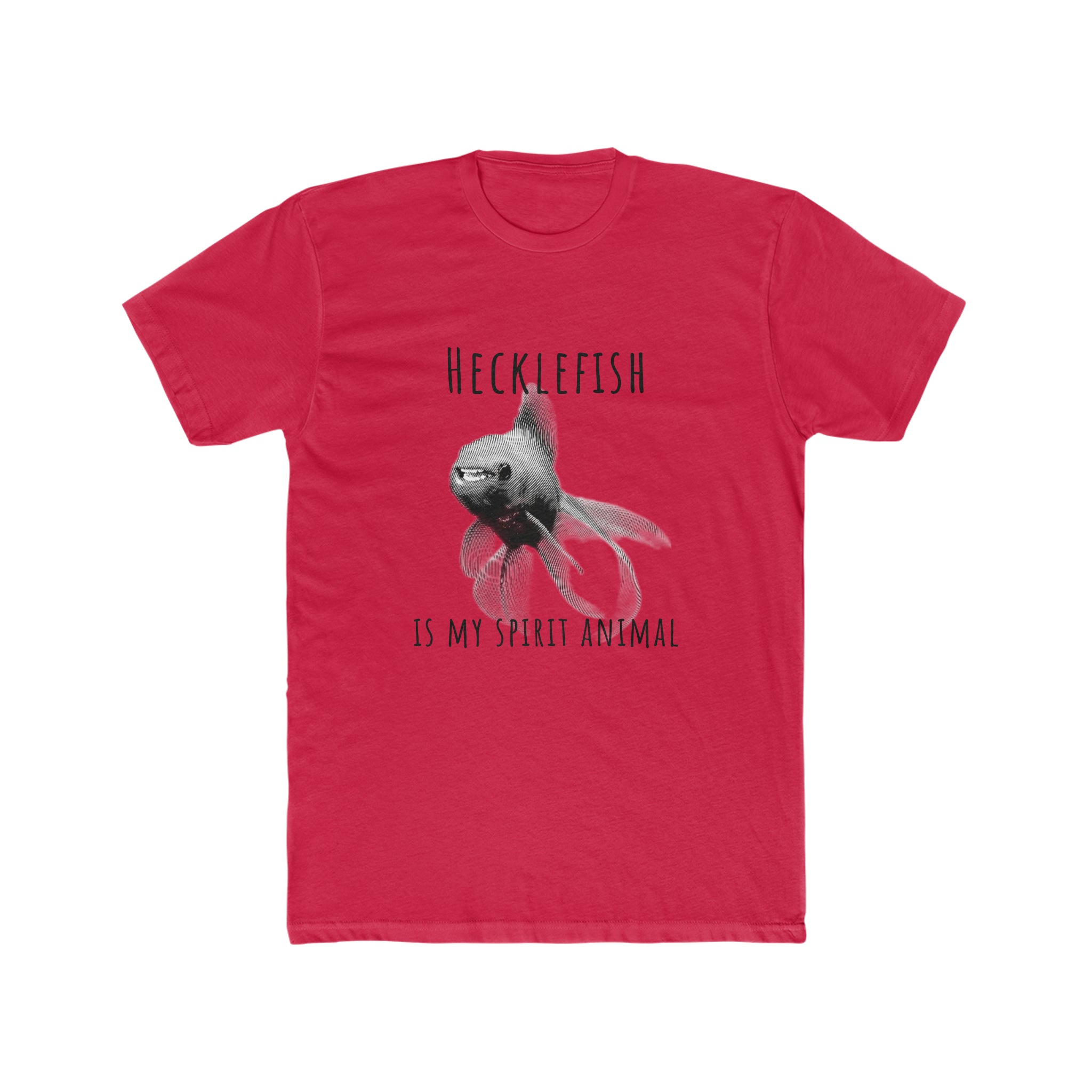 Buy solid-red Hecklefish Spirit Animal Unisex T-Shirt