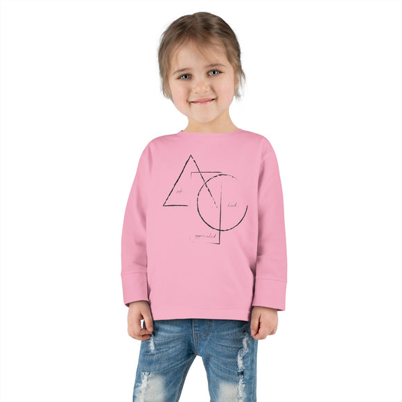 BE/KNOW Toddler Long Sleeve Tee