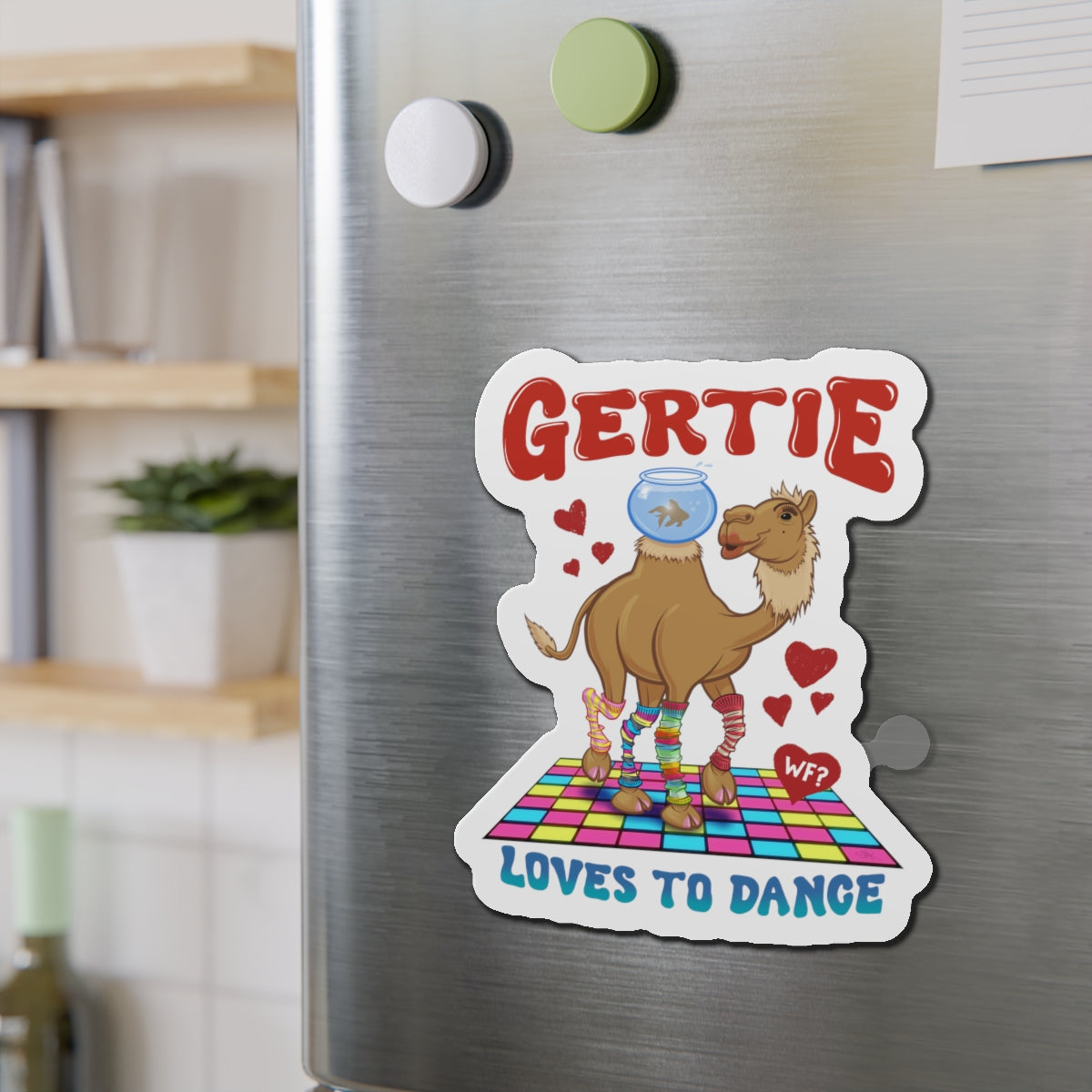 Gertie Loves to Dance Die-Cut Magnet-7