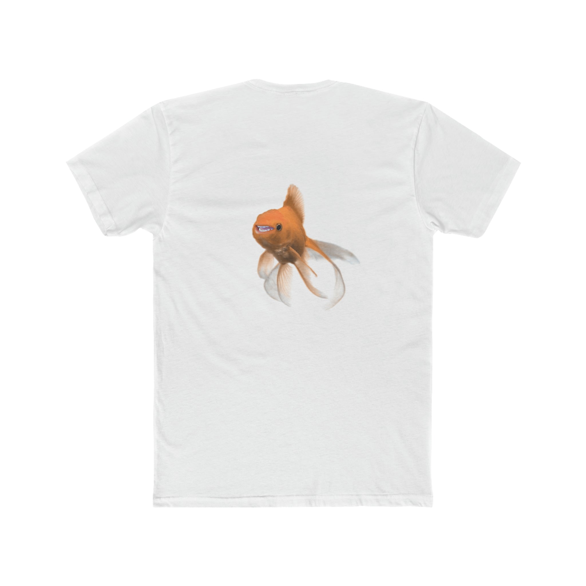 Hecklefish on the Back Cotton Crew Tee