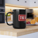 The Basement Podcast -  Black Mug, 15oz-1
