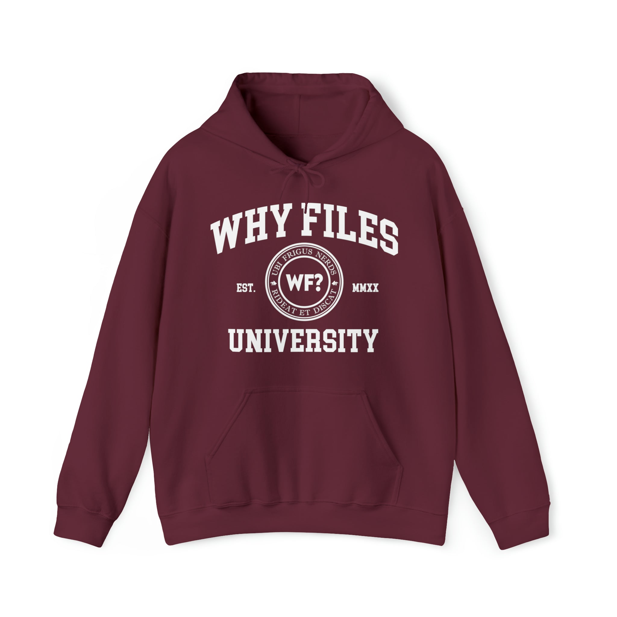 Buy maroon WF University Unisex Hoodie