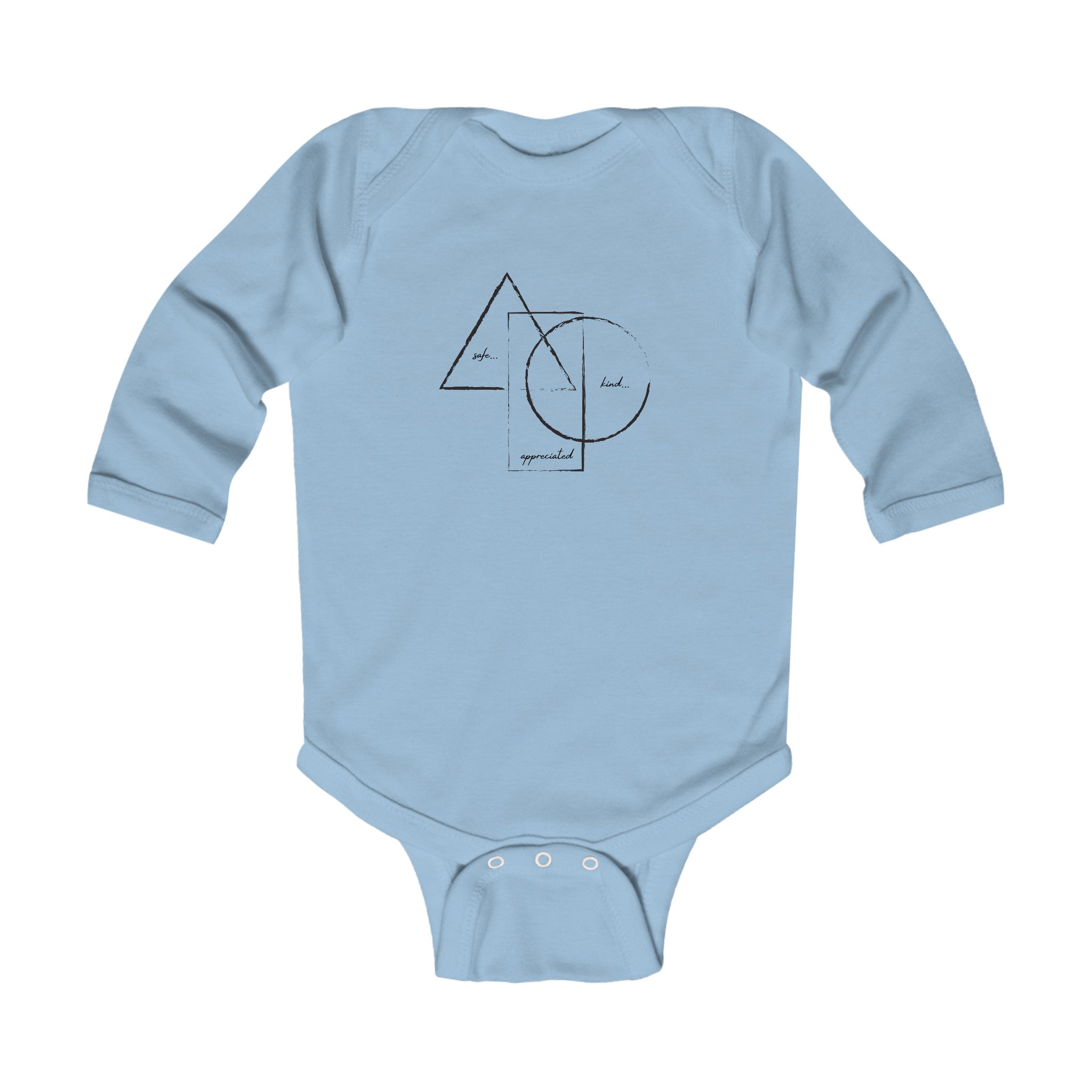 BE/KNOW Infant Long Sleeve Bodysuit