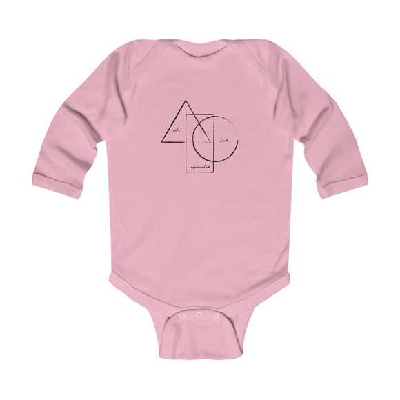 BE/KNOW Infant Long Sleeve Bodysuit