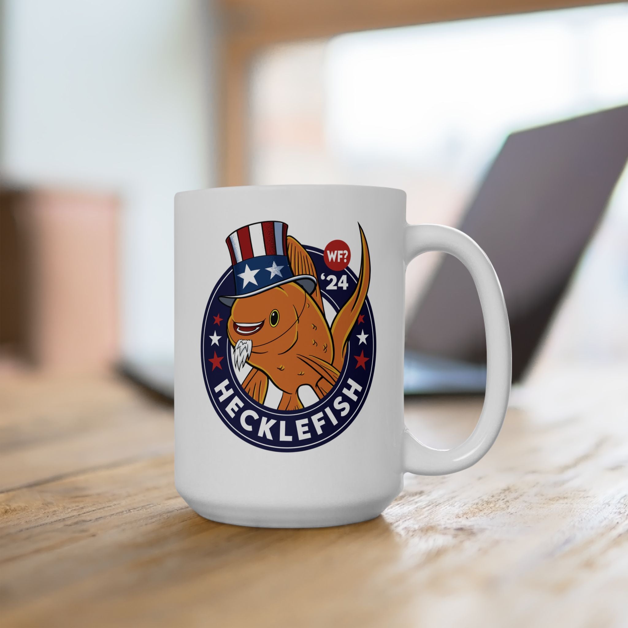 ‘24 Hecklefish for President Mug