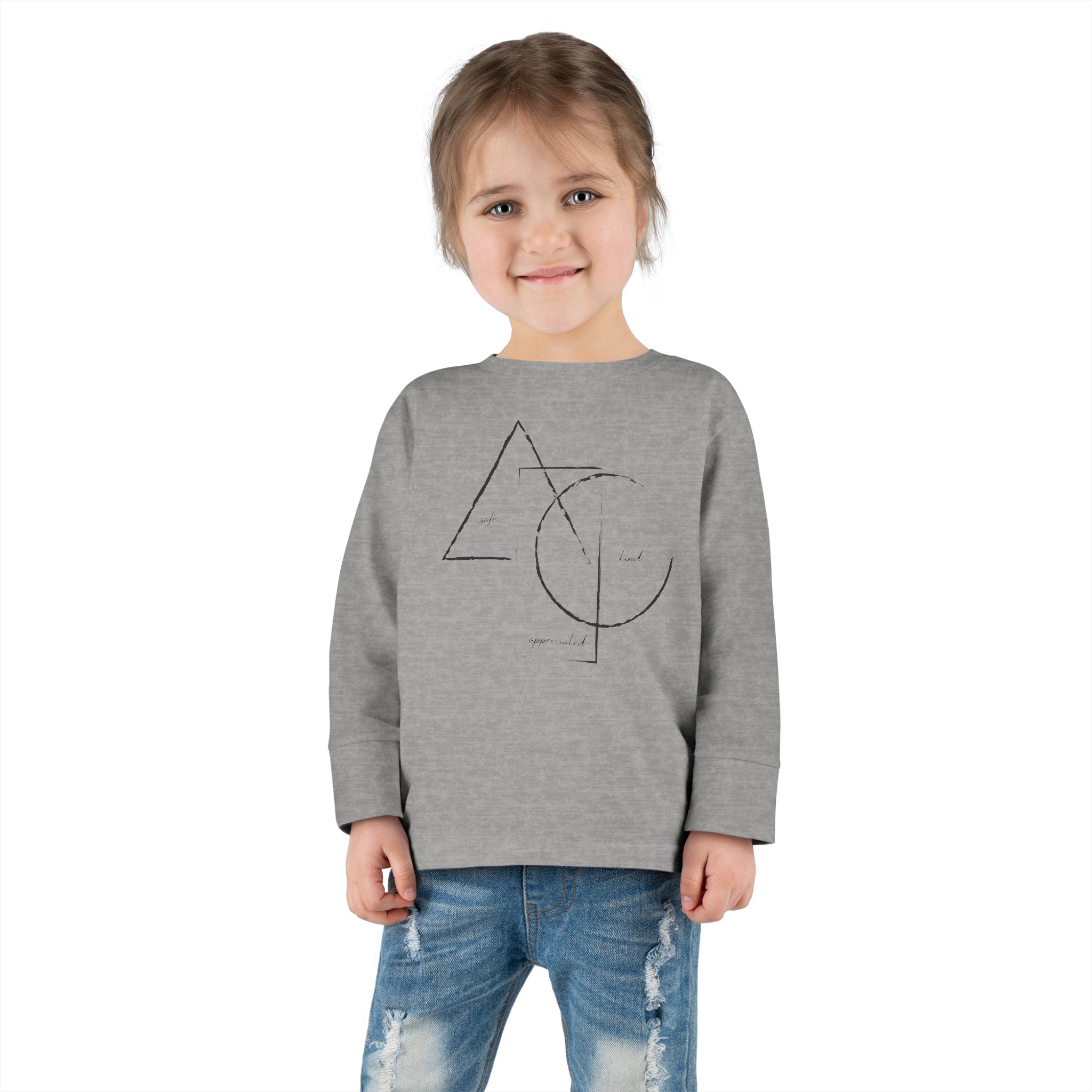 BE/KNOW Toddler Long Sleeve Tee