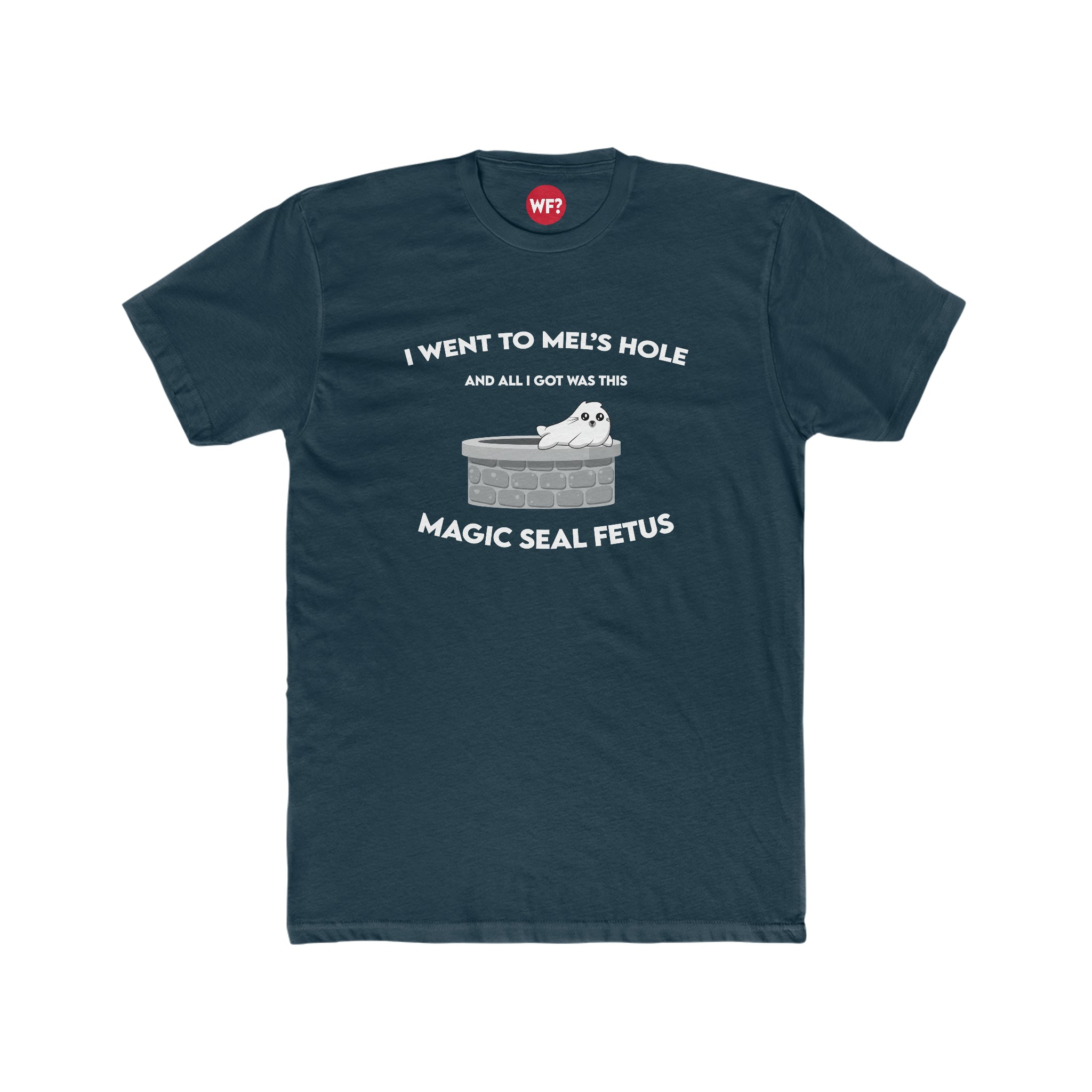 Buy solid-midnight-navy Magic Seal Fetus Unisex T-Shirt