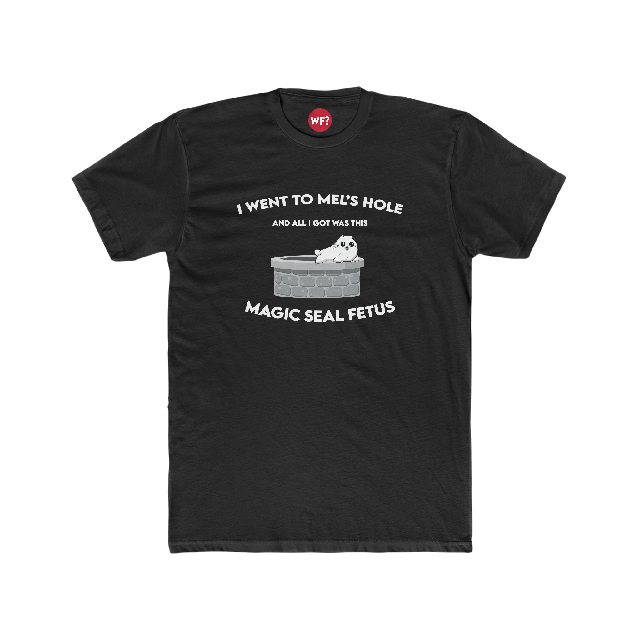 Buy solid-black Magic Seal Fetus Unisex T-Shirt