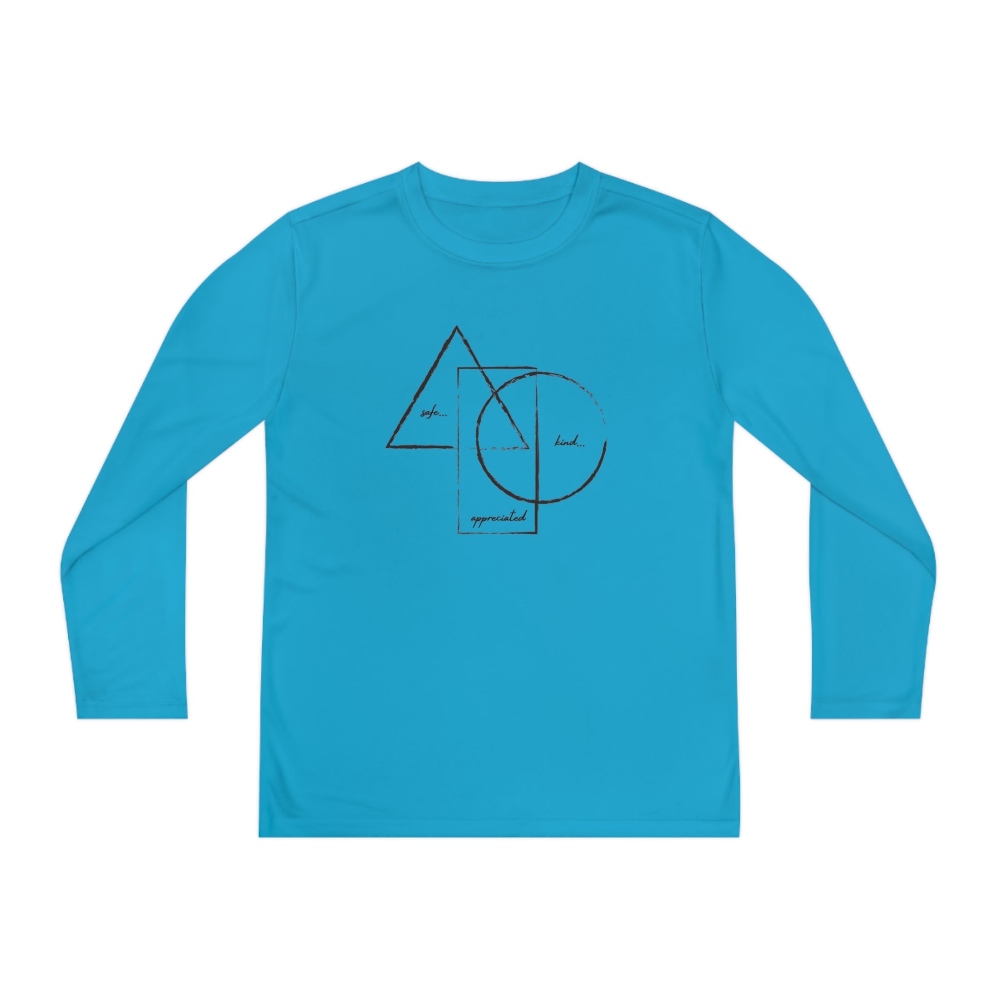 BE/KNOW Youth Long Sleeve Competitor Tee - 0