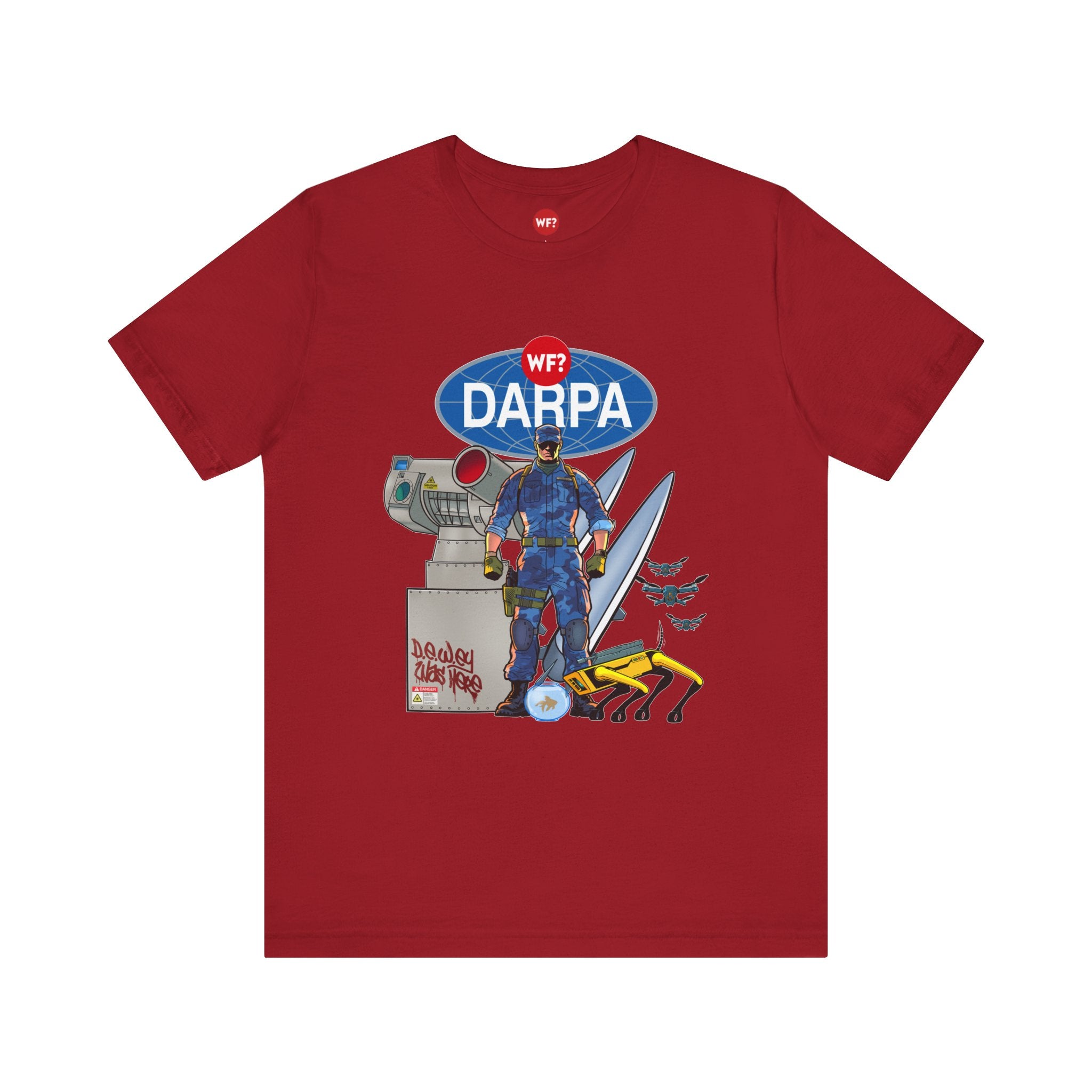 Buy canvas-red 6/27 DARPA Patreon Short Sleeve Tee