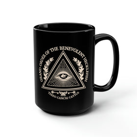 Benevolent Order Patreon Exclusive Black Mug, 15oz - 0