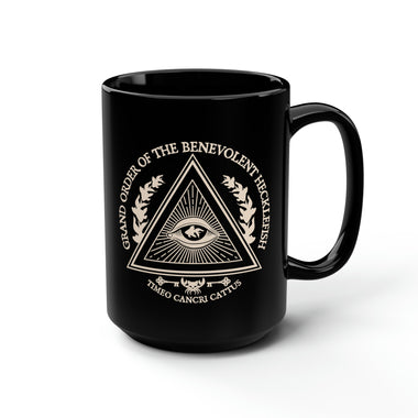 Benevolent Order Patreon Exclusive Black Mug, 15oz - 0