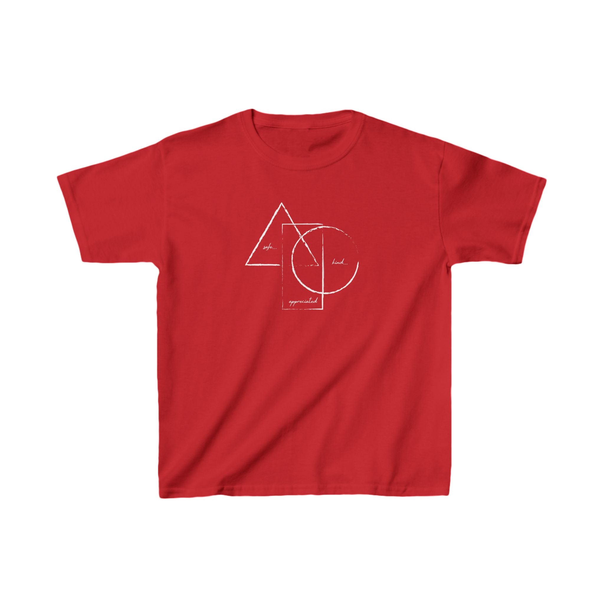 Buy red BE/KNOW Kids Heavy Cotton™ Tee