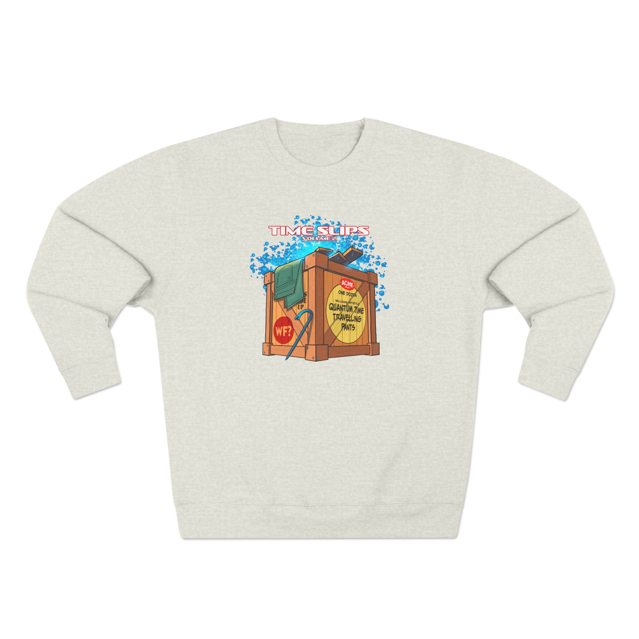 Buy oatmeal-heather 1/29 Time Slips Vol 2 Limited Unisex Crewneck Sweatshirt