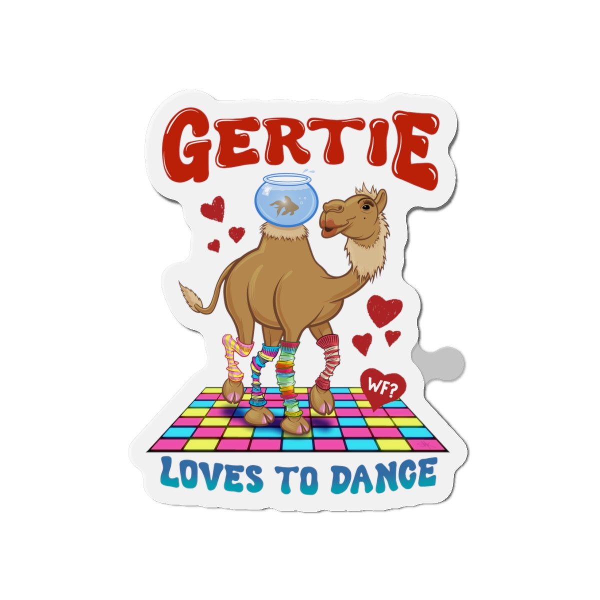 Gertie Loves to Dance Die-Cut Magnet-12
