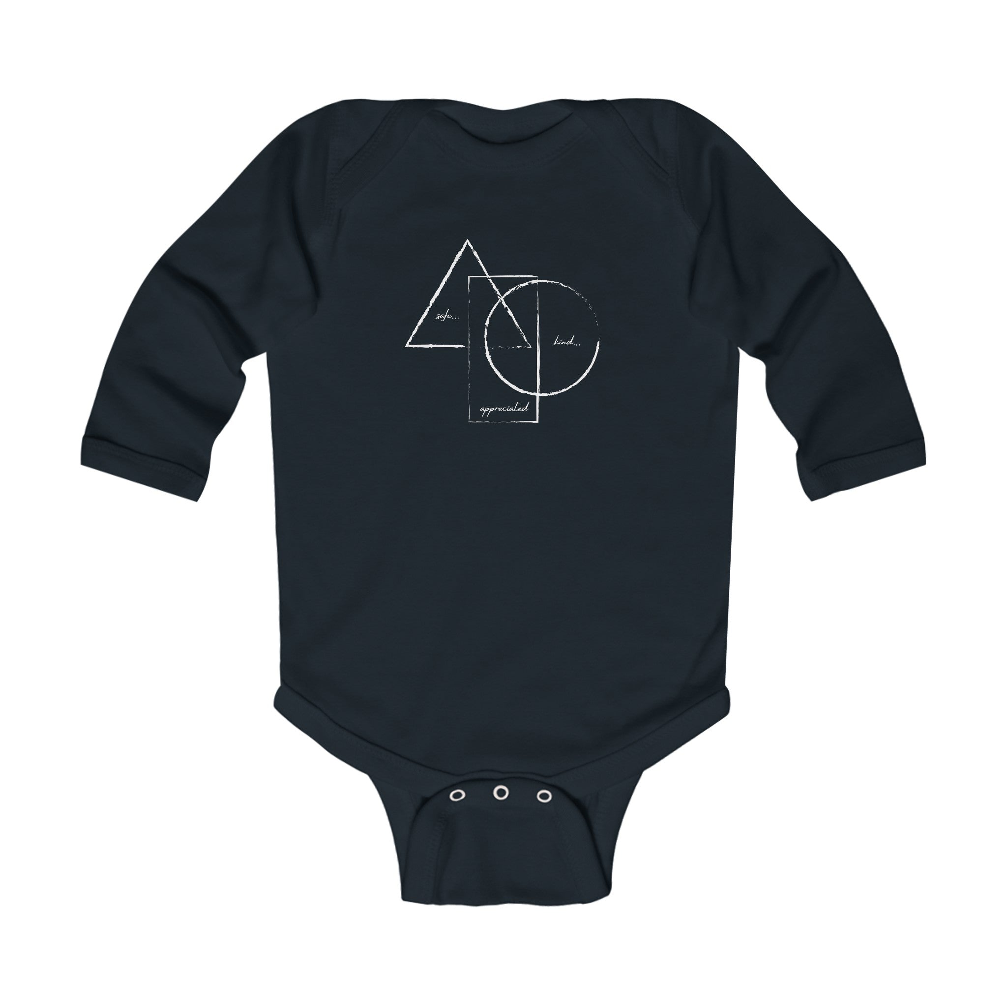 BE/KNOW Infant Long Sleeve Bodysuit