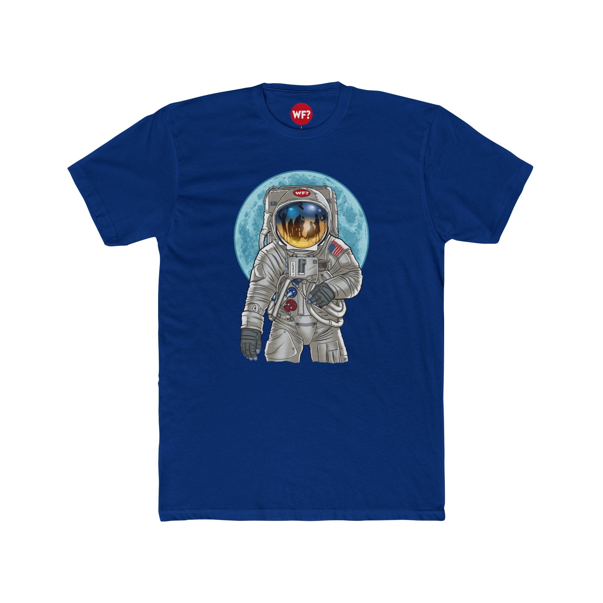 Buy solid-royal Kubrick Moon Landing Patreon Exclusive T-Shirt