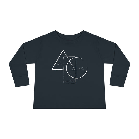 BE/KNOW Toddler Long Sleeve Tee
