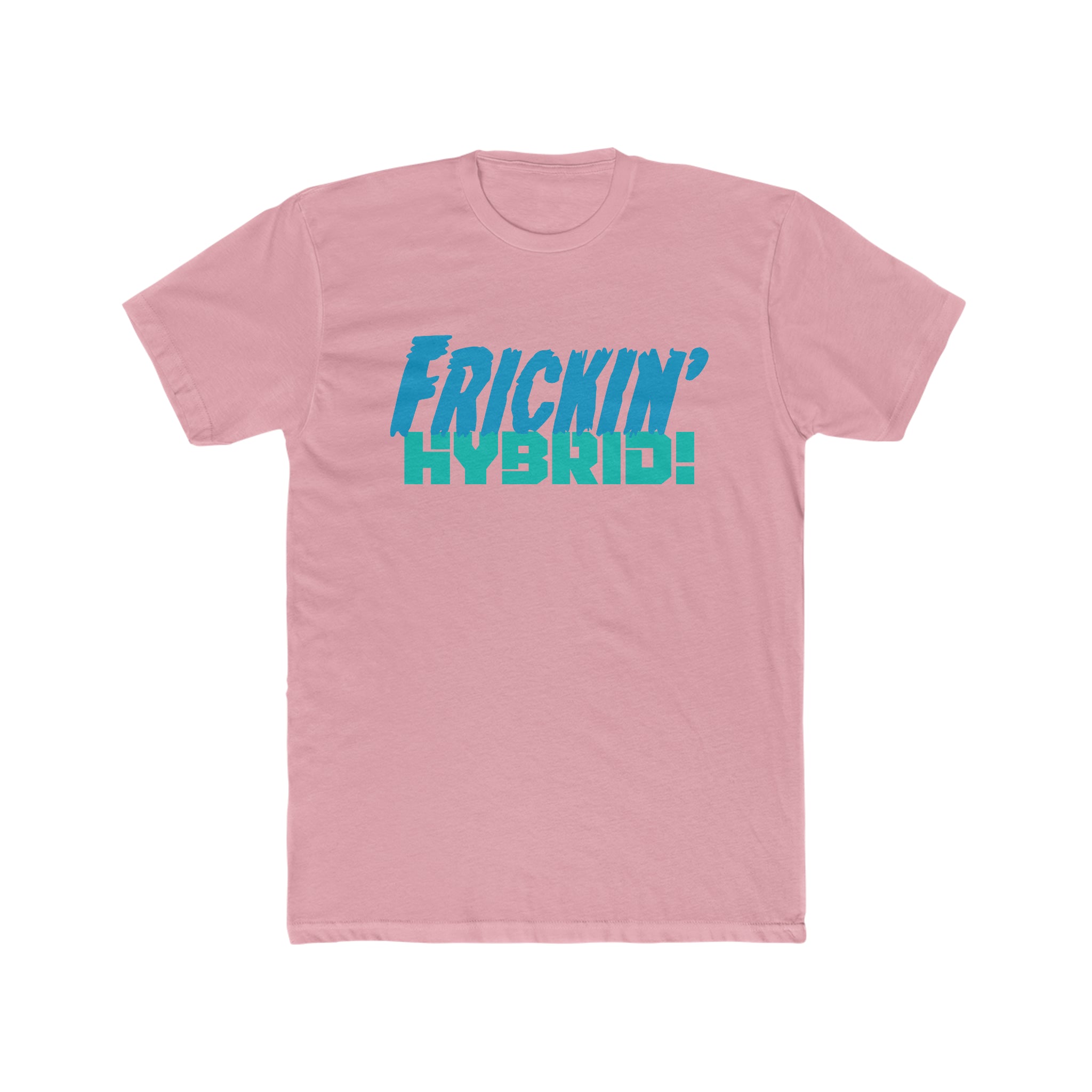Buy solid-light-pink Frickin&#39; Hybrid Cotton Crew T-Shirt