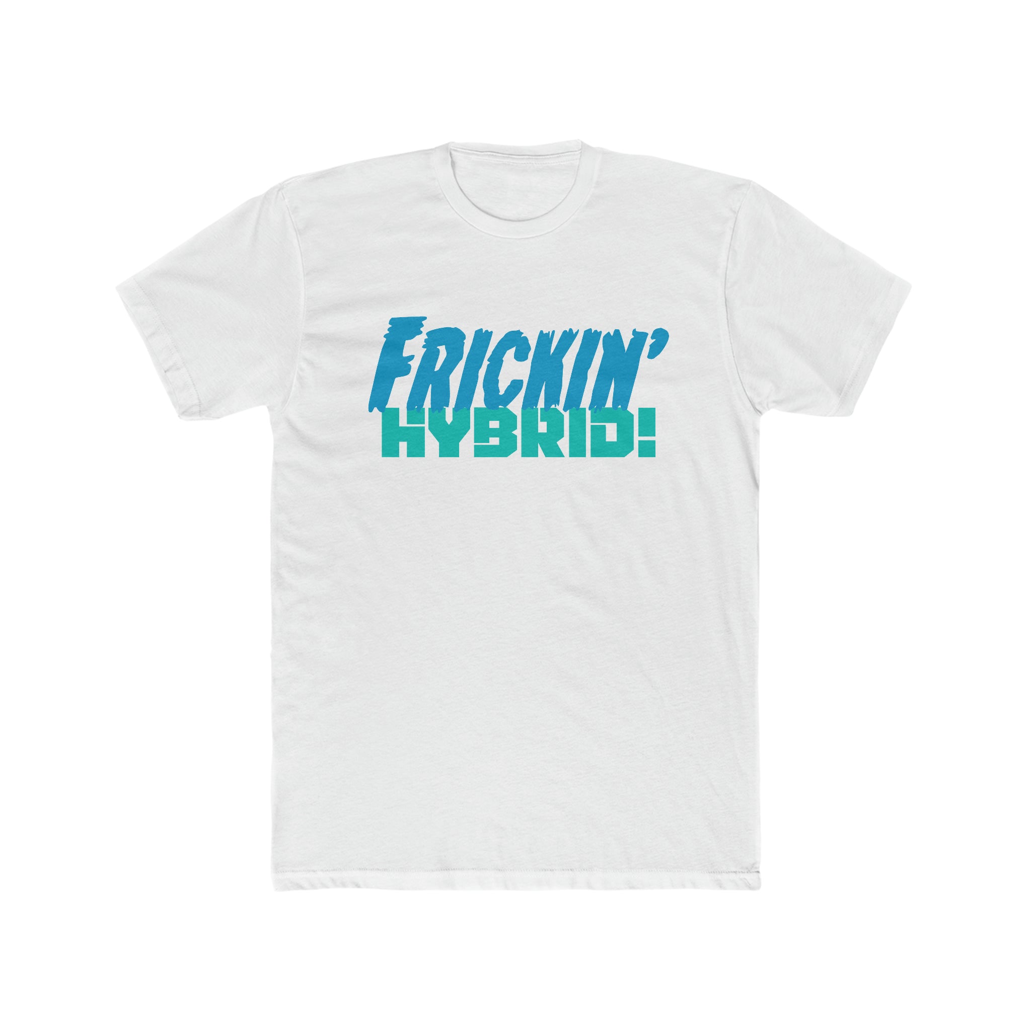 Buy solid-white Frickin&#39; Hybrid Cotton Crew T-Shirt
