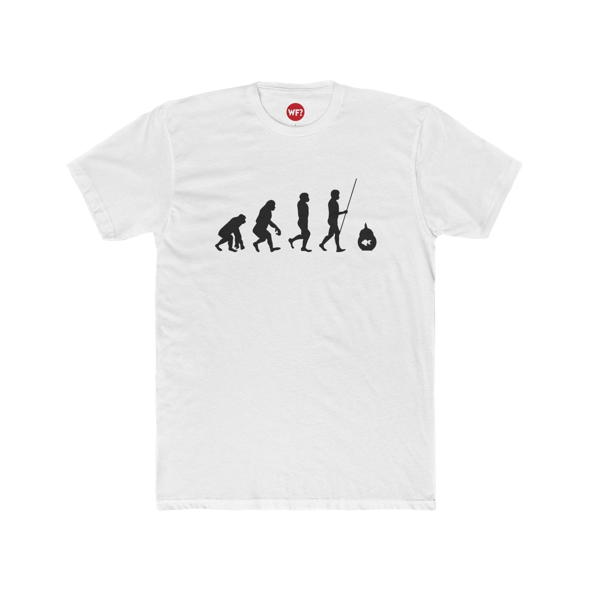Buy solid-white Evolution Cotton Unisex T-Shirt