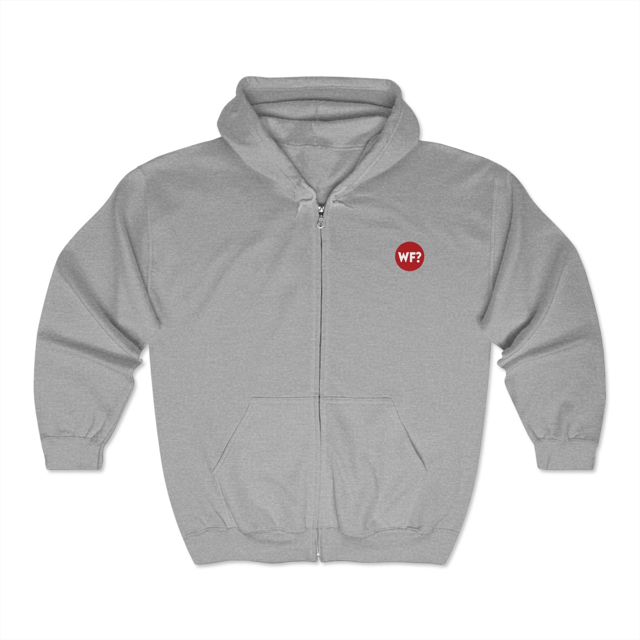 Buy sport-grey The Why Files Everything  Unisex Heavy Blend™ Full Zip Hoodie