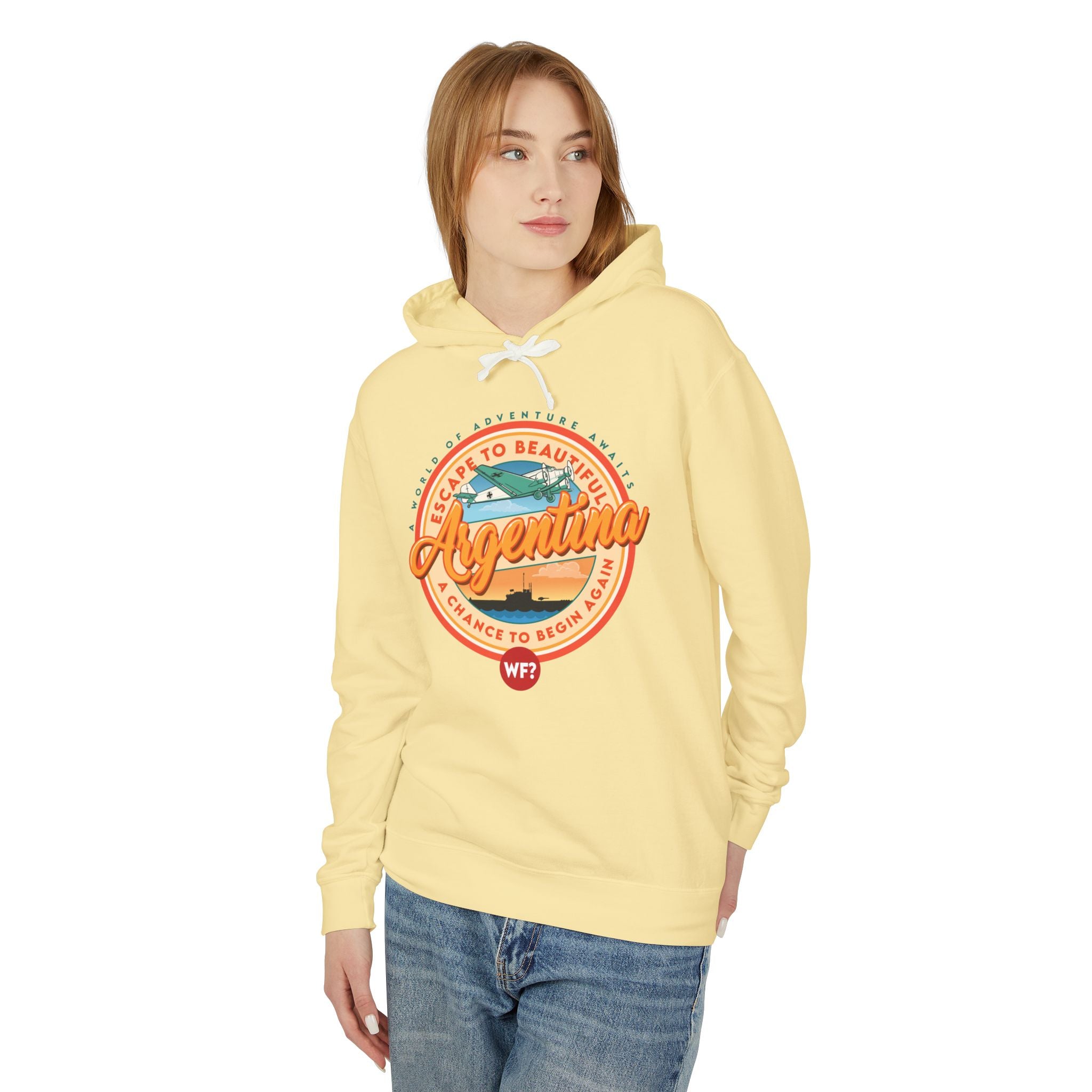 12/5: Hilter's Escape to Argentina Limited Unisex Lightweight Hooded Sweatshirt - 0