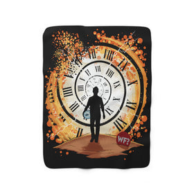 TWF Time Traveling Sherpa Fleece Blanket