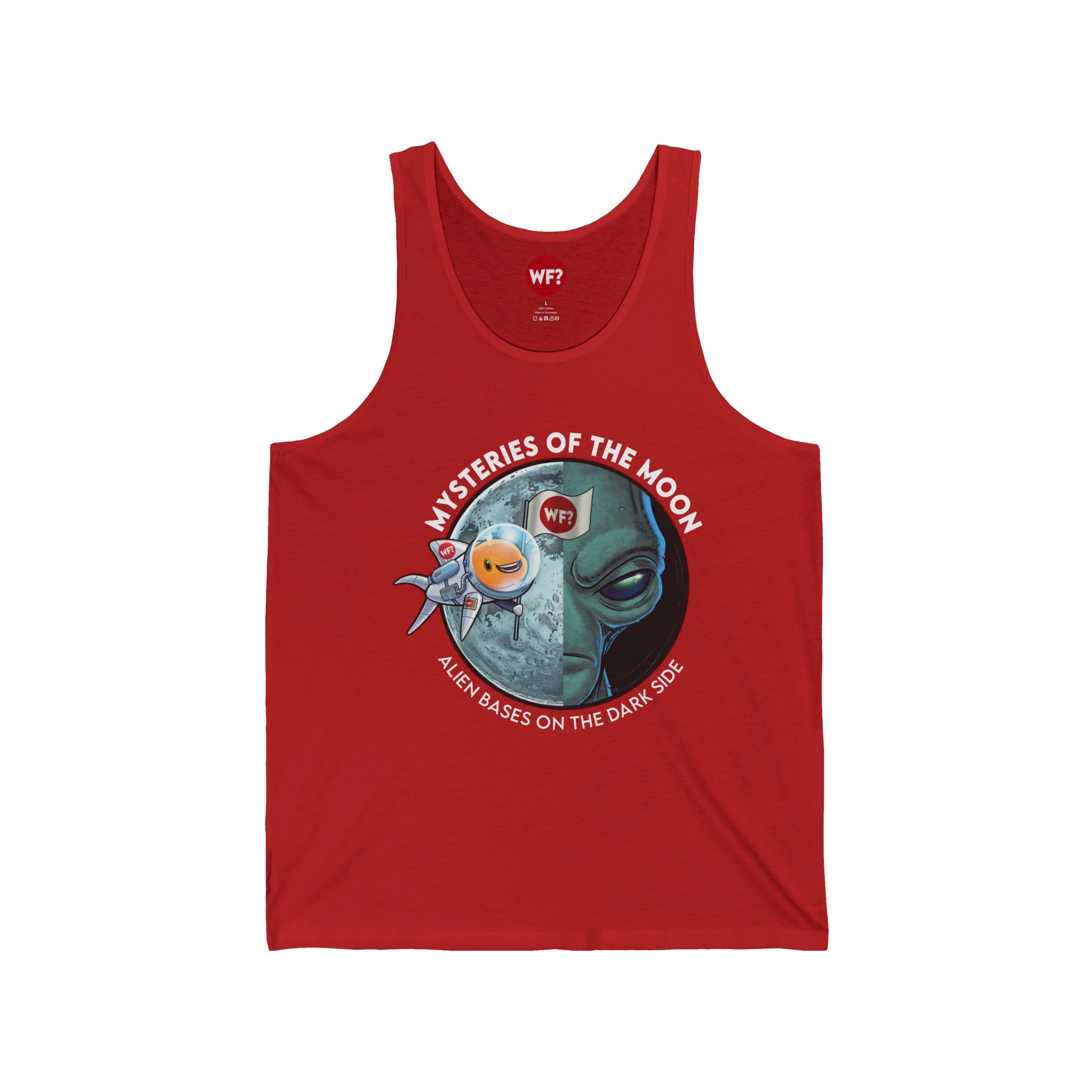 Buy red 6/13 Alien Bases Dark Side of the Moon Limited Jersey Tank