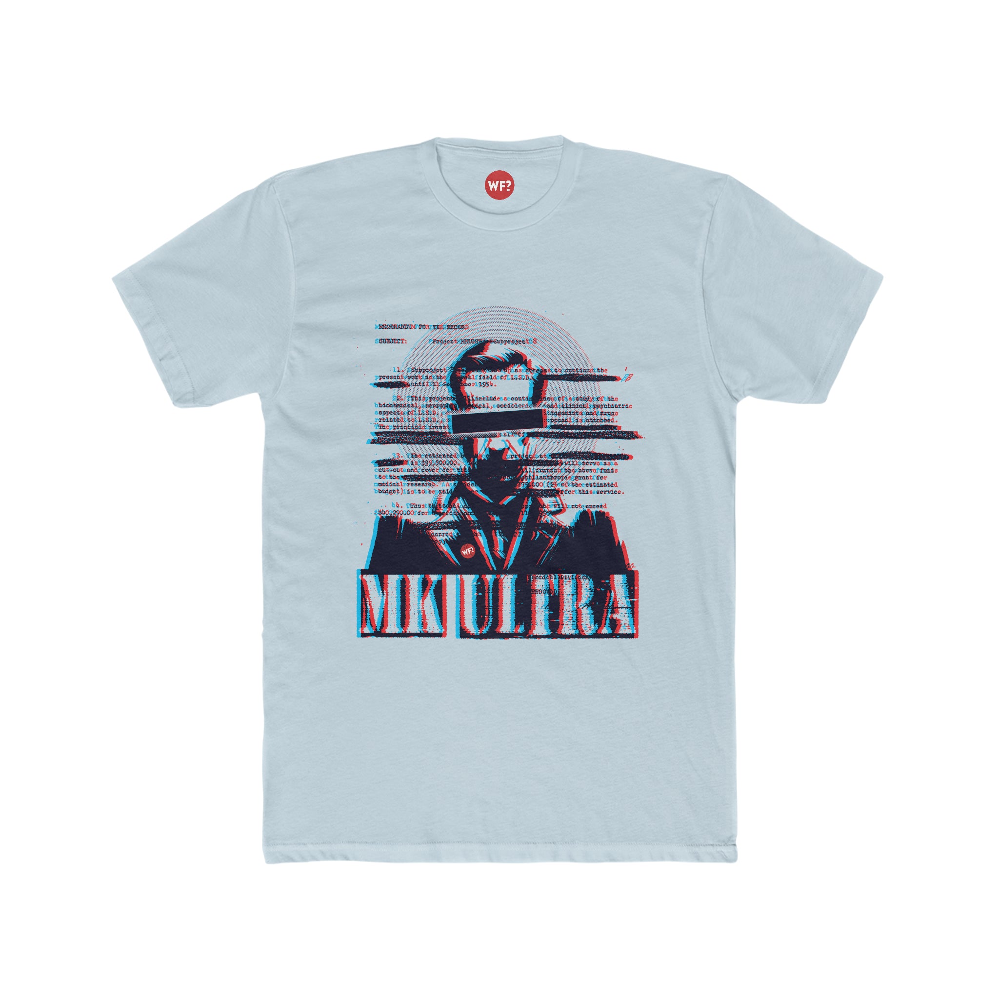 Buy solid-light-blue Project Podcast: MK Ultra Limited T-Shirt