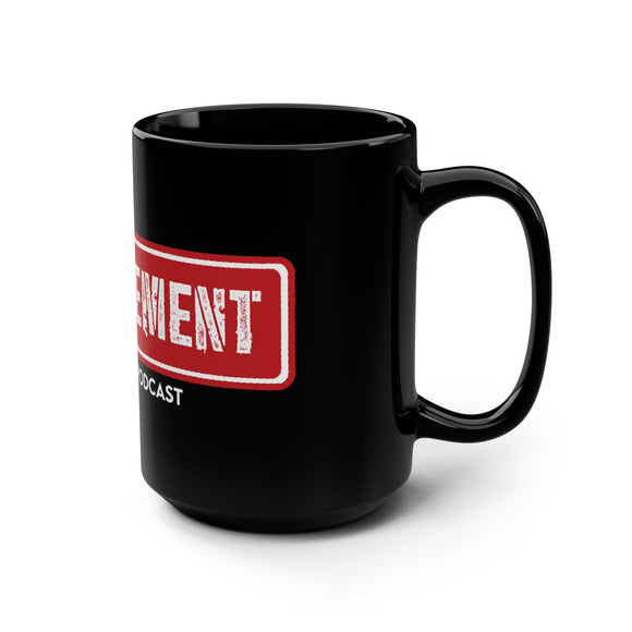 The Basement Podcast -  Black Mug, 15oz