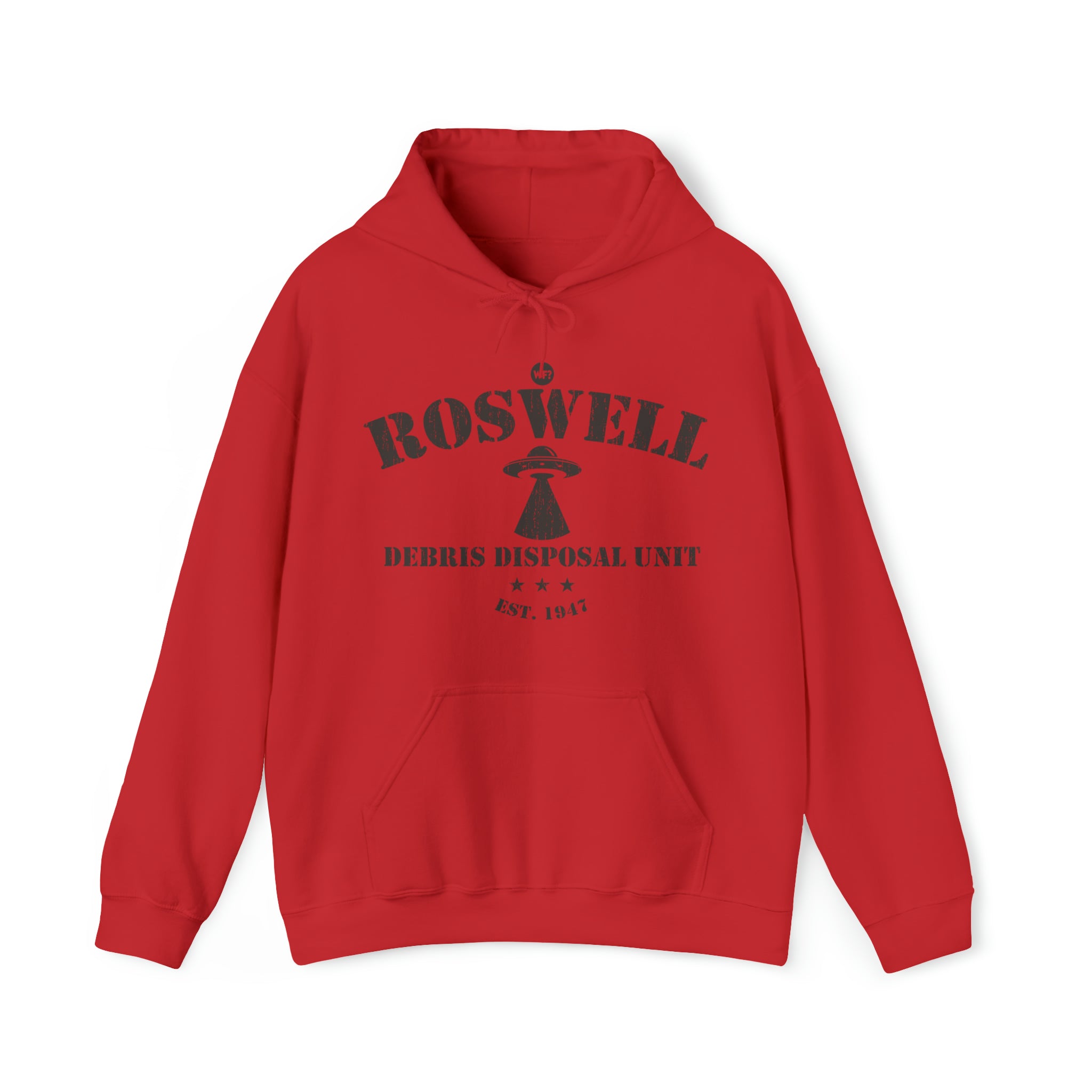 Buy red Roswell Unisex Pullover Hoodie