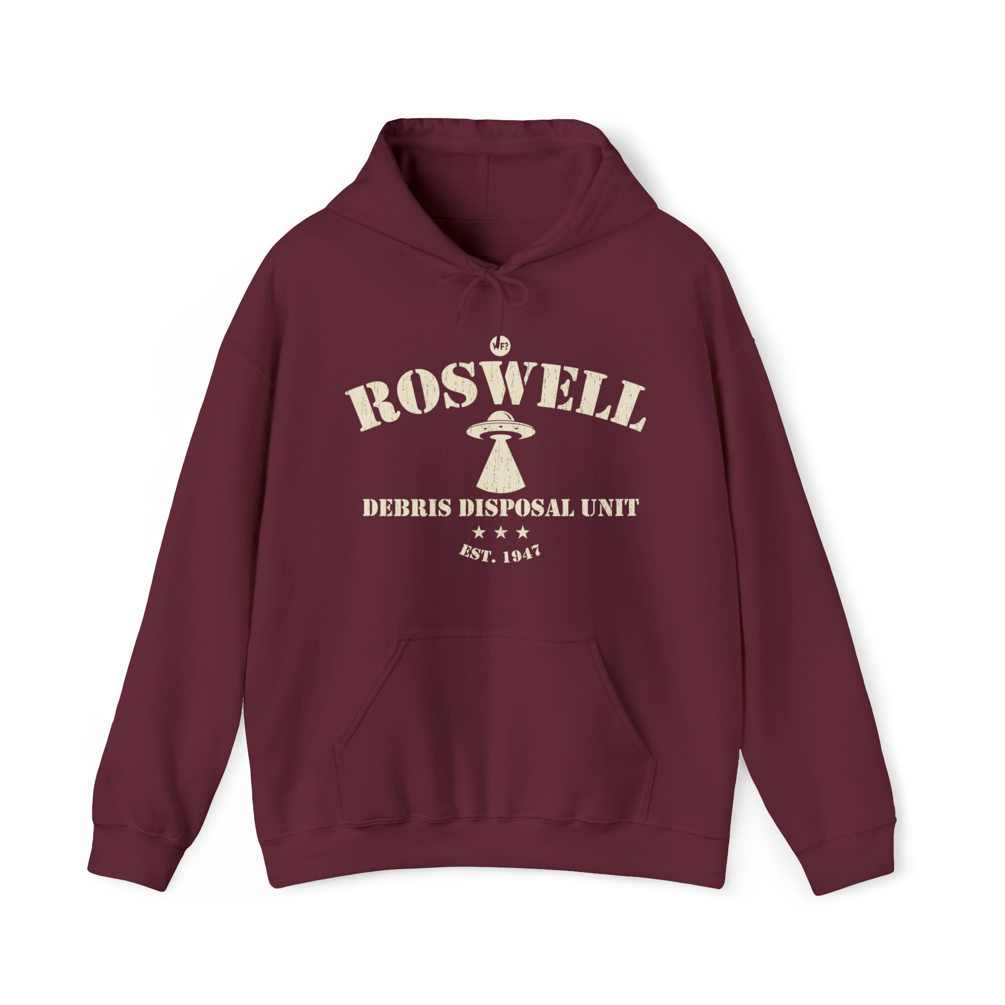 Buy maroon Roswell Unisex Pullover Hoodie